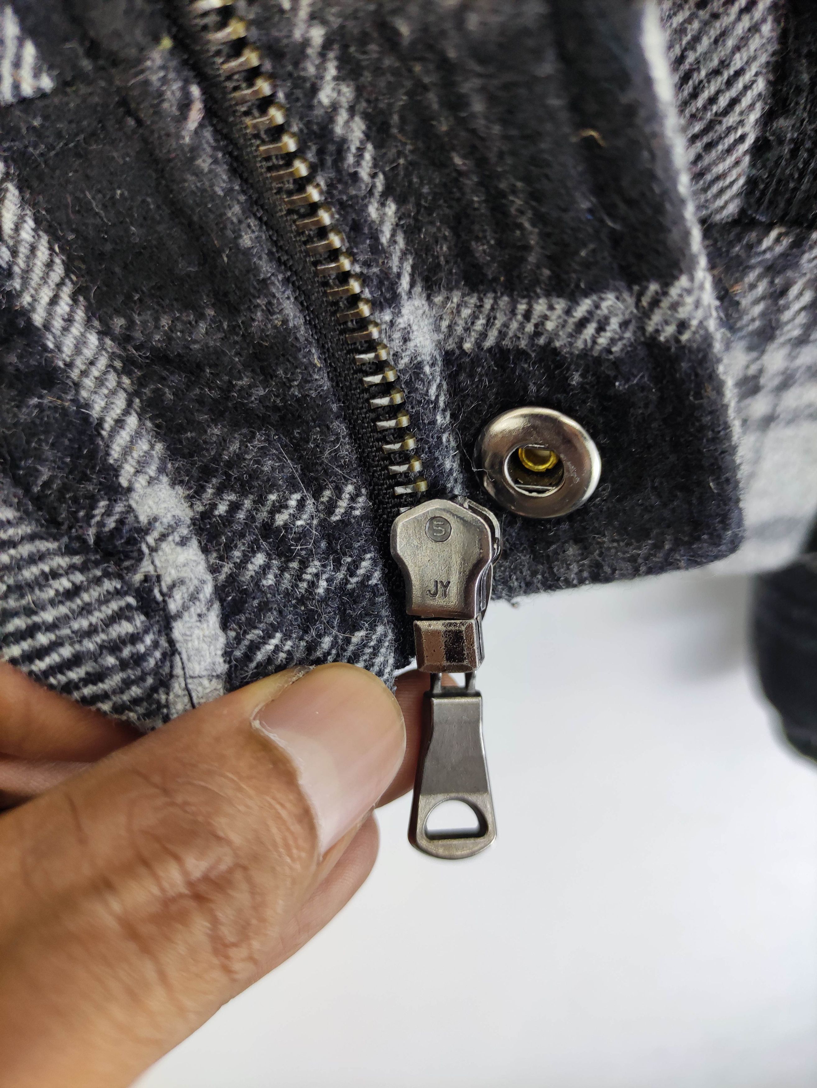 semanticdesign Vintage Semantic Design Double Zip Wool Jacket Size US M / EU 48-50 / 2 - 4 Thumbnail