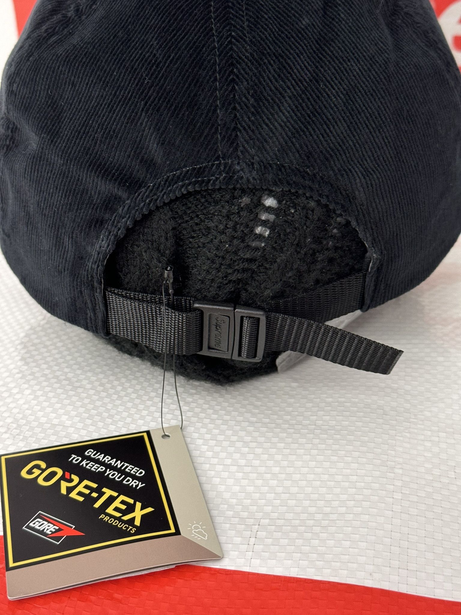 Supreme GORE-TEX Corduroy good Camp Cap Black