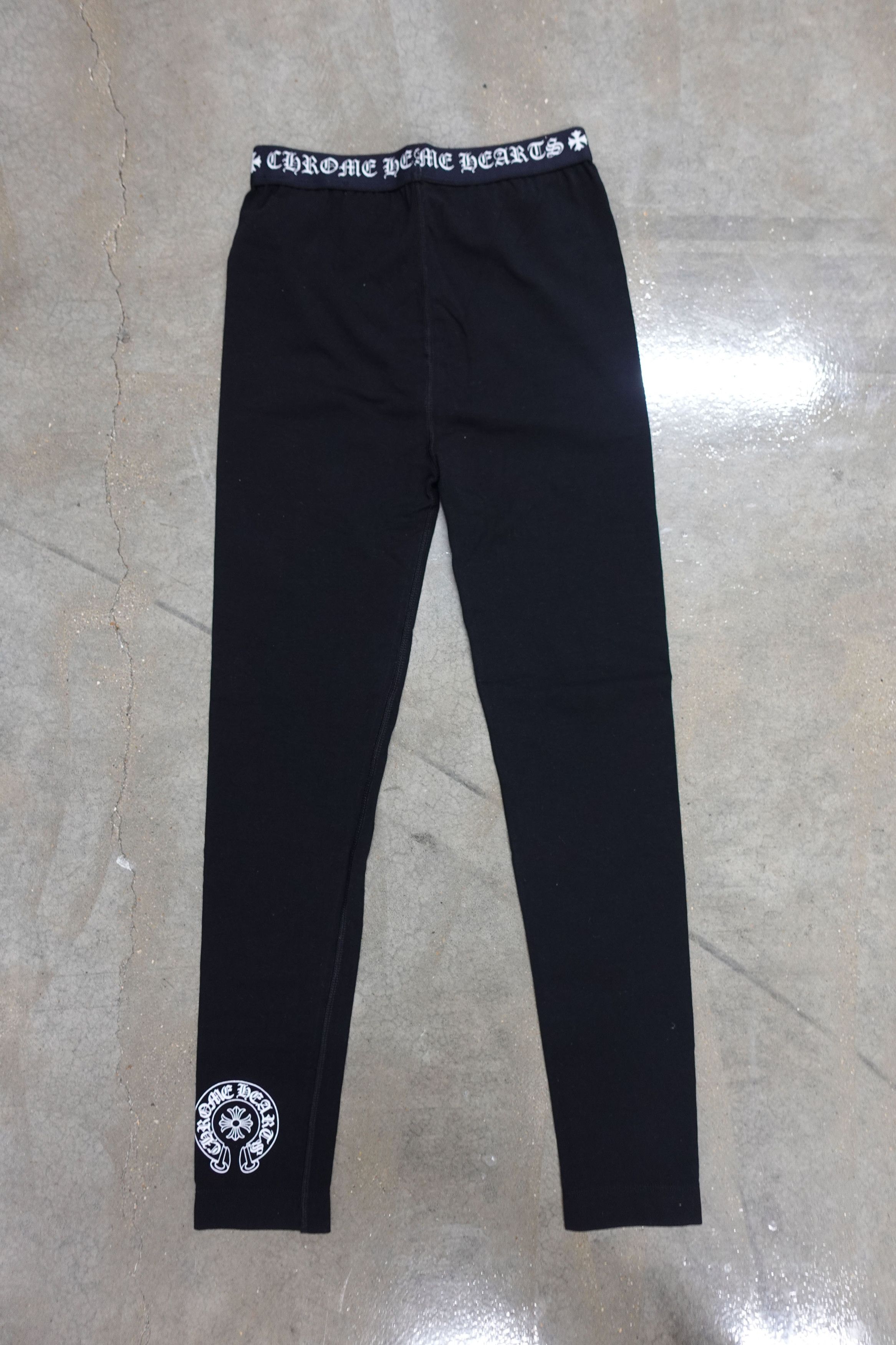Chrome Hearts CHROME HEARTS HORSESHOE LEGGINGS BLACK Size 27" / US 4 / IT 40 - 3 Thumbnail