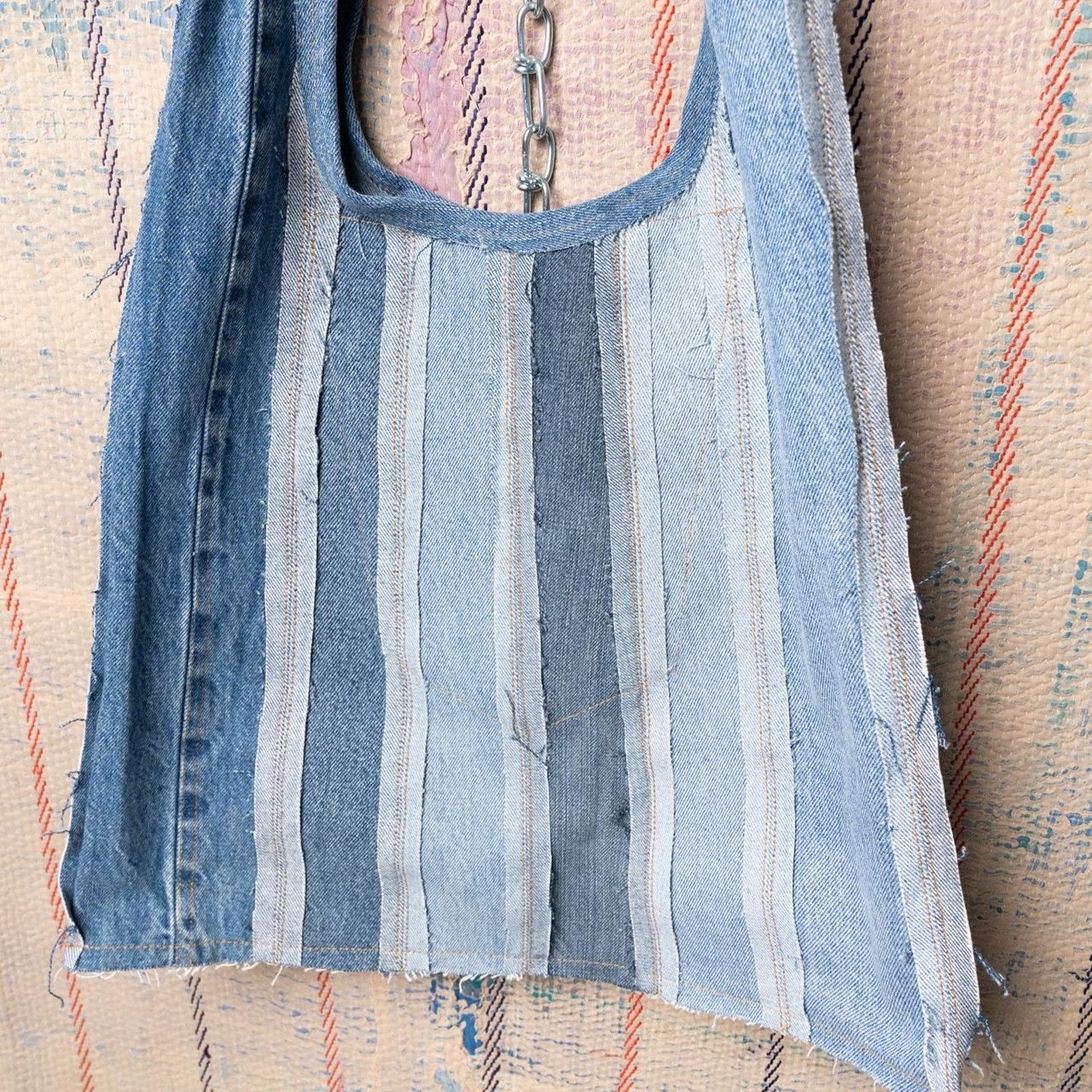 Levi's Custom upcycled hobo bag / shoulder bag Size ONE SIZE - 5 Thumbnail