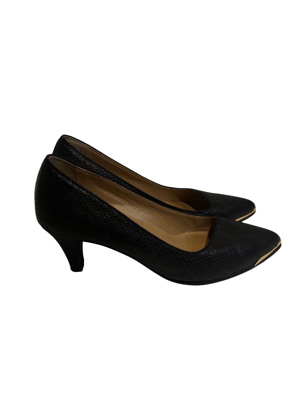 Other Black & gold accent Heels.wf5315 Size US 6.5 / IT 36.5 - 4 Thumbnail