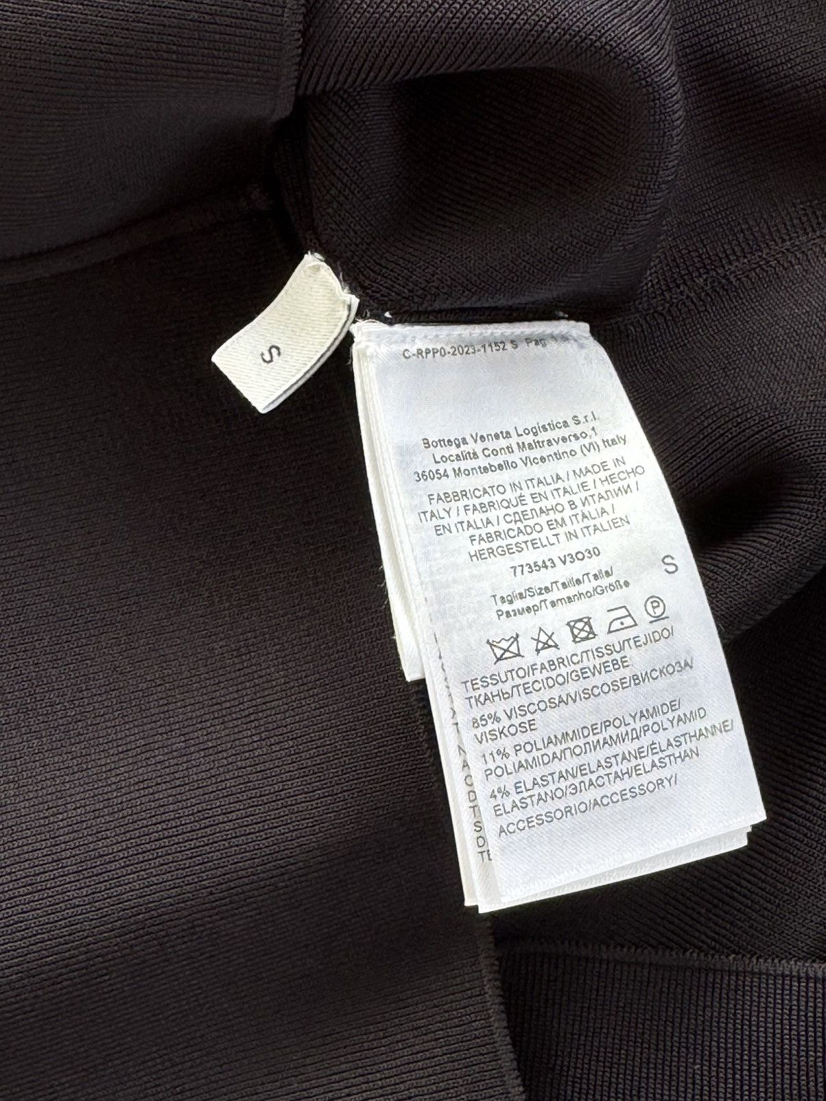 Bottega Veneta Bottega Veneta New chain details black midi dress, size S Size S / US 4 / IT 40 - 9 Thumbnail