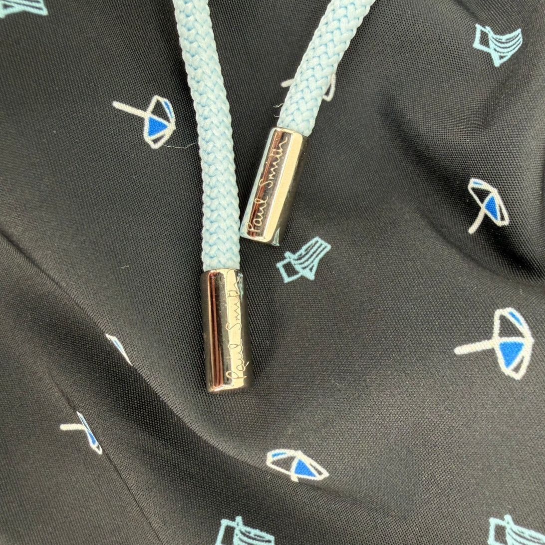 Paul Smith NWT Paul Smith Pool Beach Umbrella Print Navy Swim Trunks Size US 30 / EU 46 - 2 Thumbnail