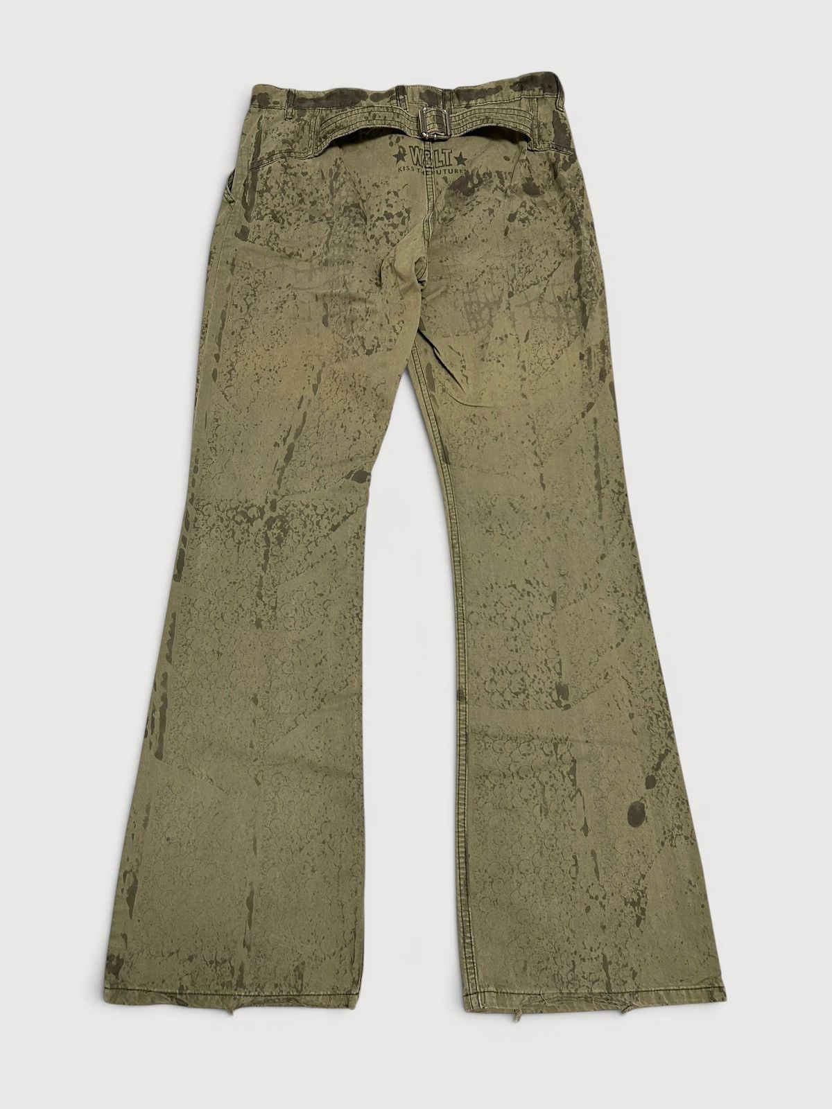 Walter Van Beirendonck W&LT “Kiss The Future” Flared Pants Size US 30 / EU 46 - 2 Thumbnail