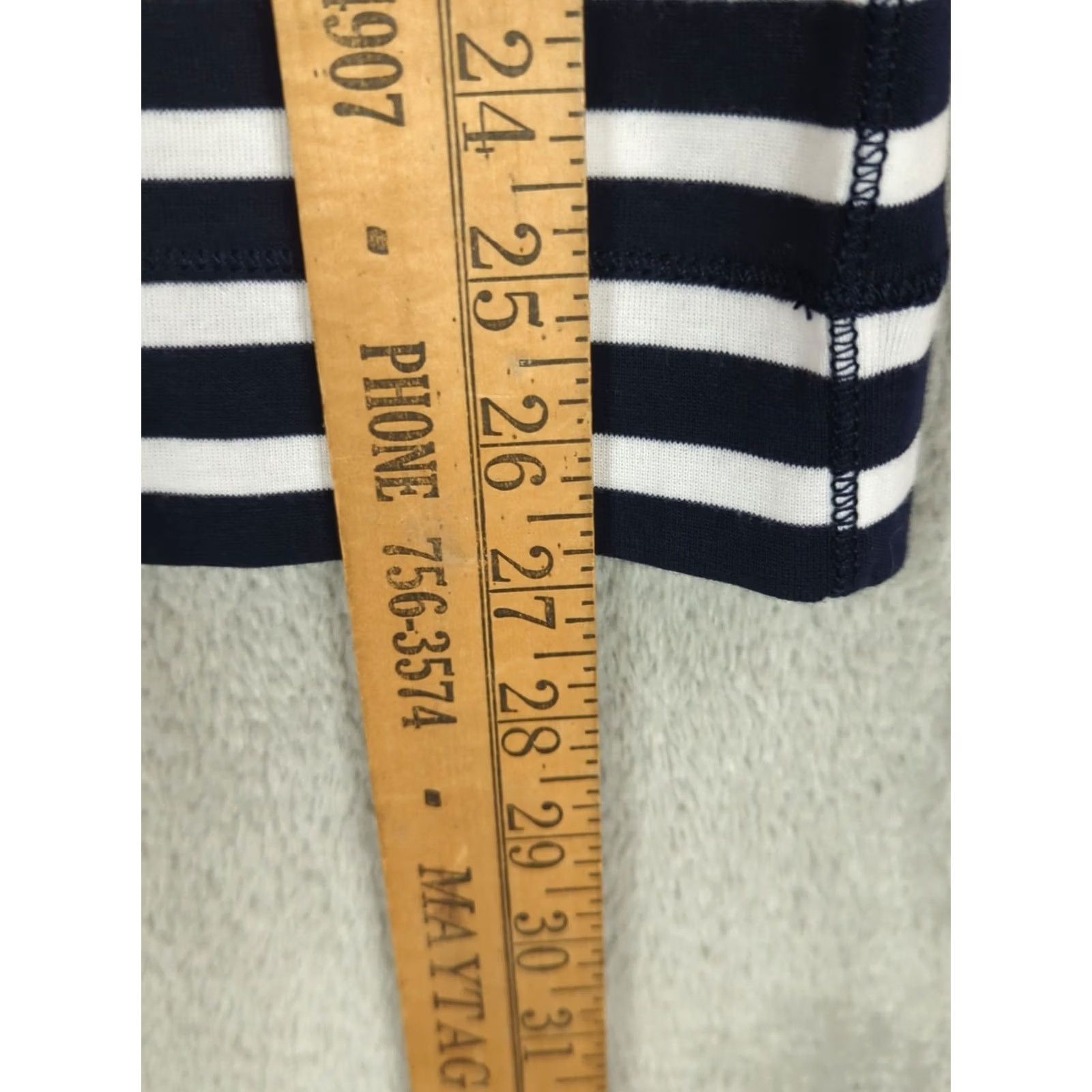 Ralph Lauren Lauren Ralph Lauren T-Shirt Beach Nautical Striped Blue White Ladies Large Adult Size S / US 4 / IT 40 - 7 Thumbnail