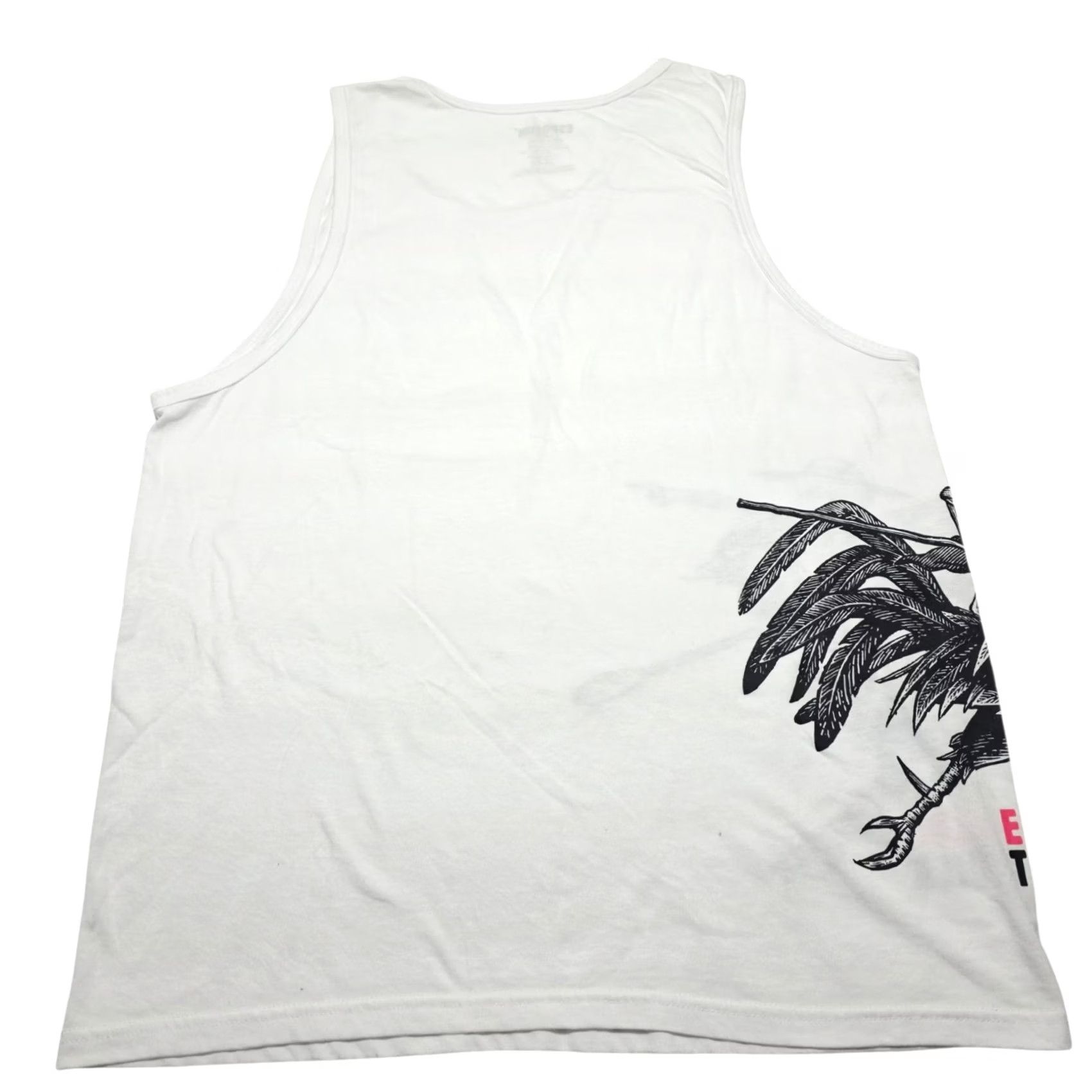 Vintage Espolón Tequila Skeleton Rooster Graphic White Tank Top Mens Size L Size US L / EU 52-54 / 3 - 3 Thumbnail