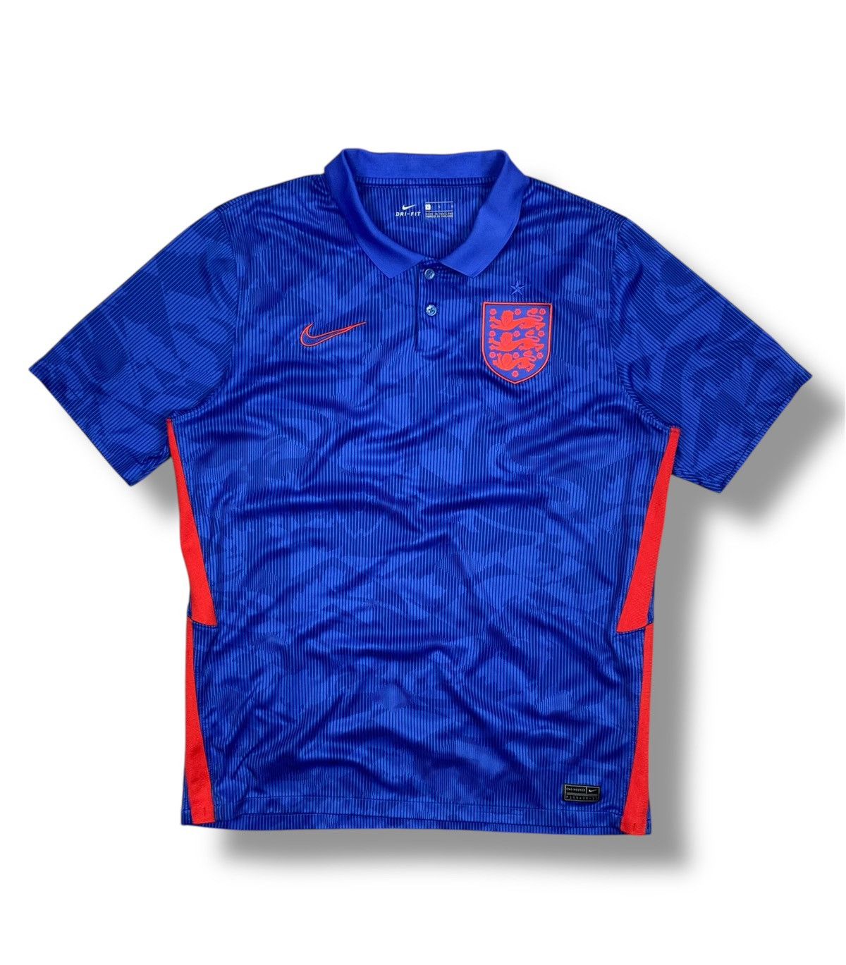 Nike Nike England 2020-21 Away Soccer Jersey Blue Size L Size US L / EU 52-54 / 3 - 1 Thumbnail