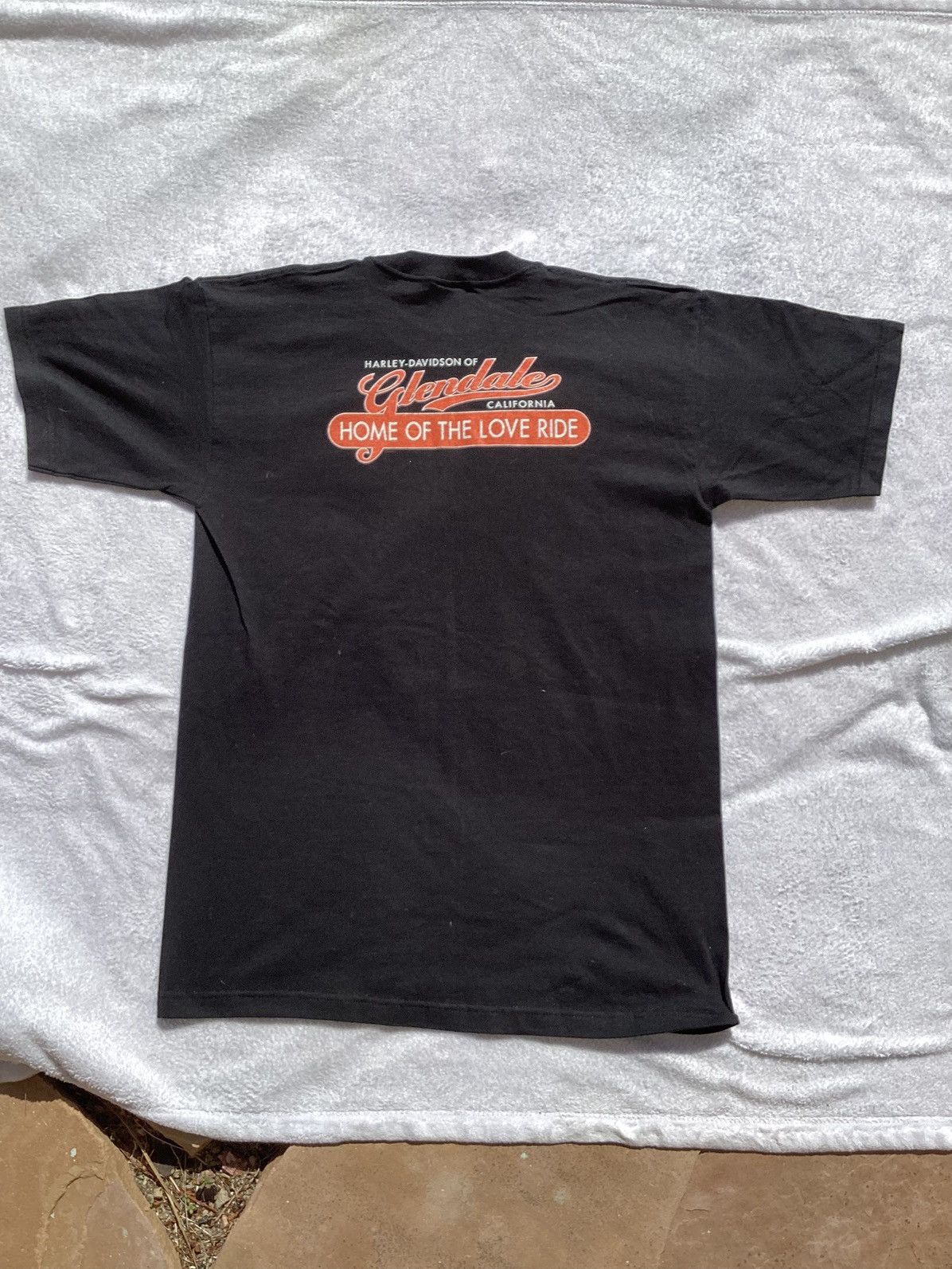 Harley Davidson × Vintage Vintage 2004 Harley Davidson of Glendale love ride T-shirt Size US L / EU 52-54 / 3 - 4 Thumbnail