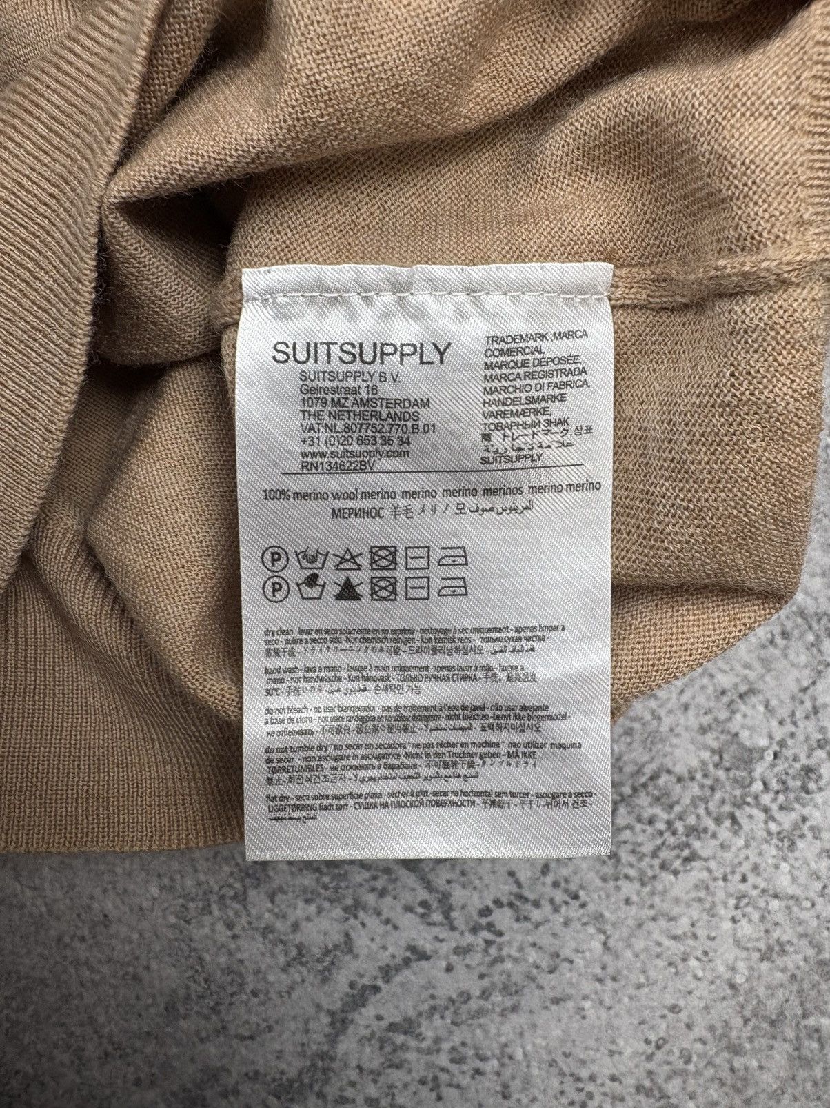 Vintage Suitsupply Men’s Merino Wool Pullover Medium Size US M / EU 48-50 / 2 - 5 Thumbnail