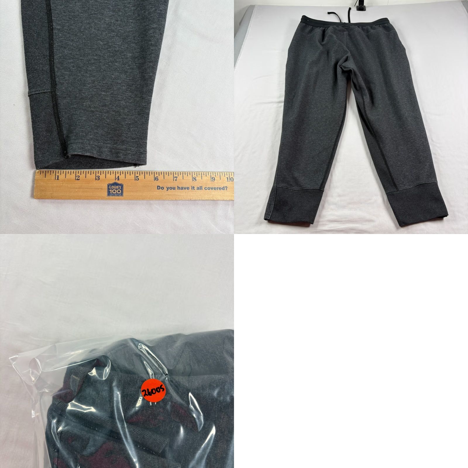 Nike Nike Jogger Pants Mens 2XL Gray Dri Fit Lounge Gym Performance Pants Size US 39 - 8 Thumbnail