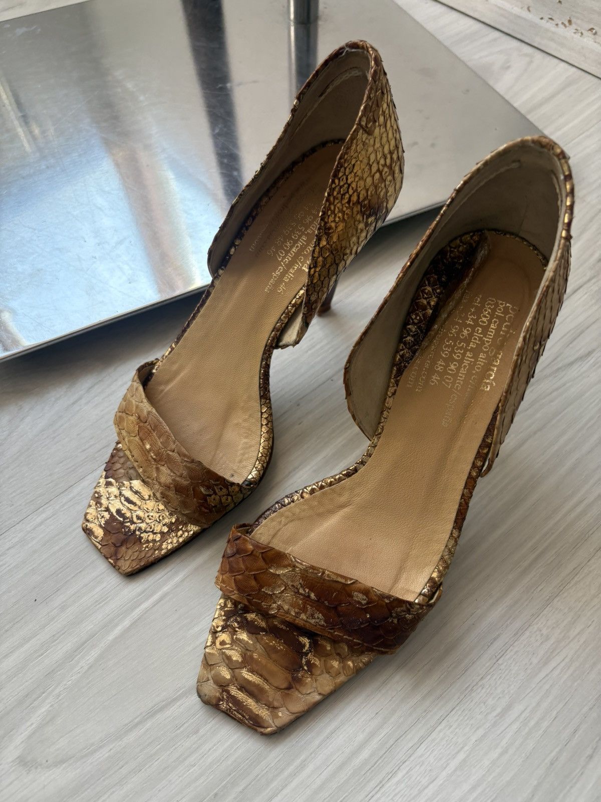 Pedro Garcia Pedro Garcia python snake heels Size US 6.5 / IT 36.5 - 5 Thumbnail