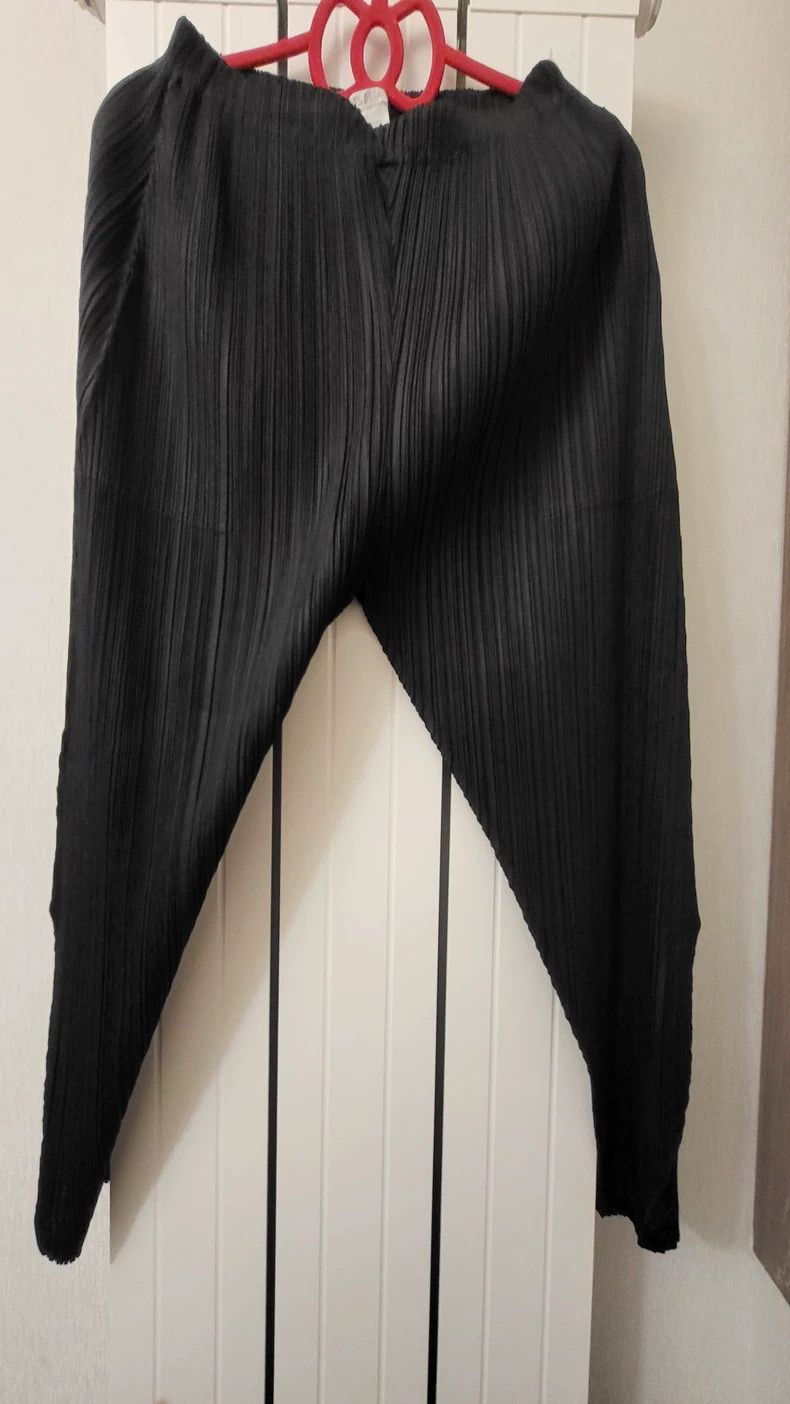 Issey Miyake issey miyake size:3 Black pleated pants 2505-Nextarrow Size 42" / US 20 - 1 Thumbnail