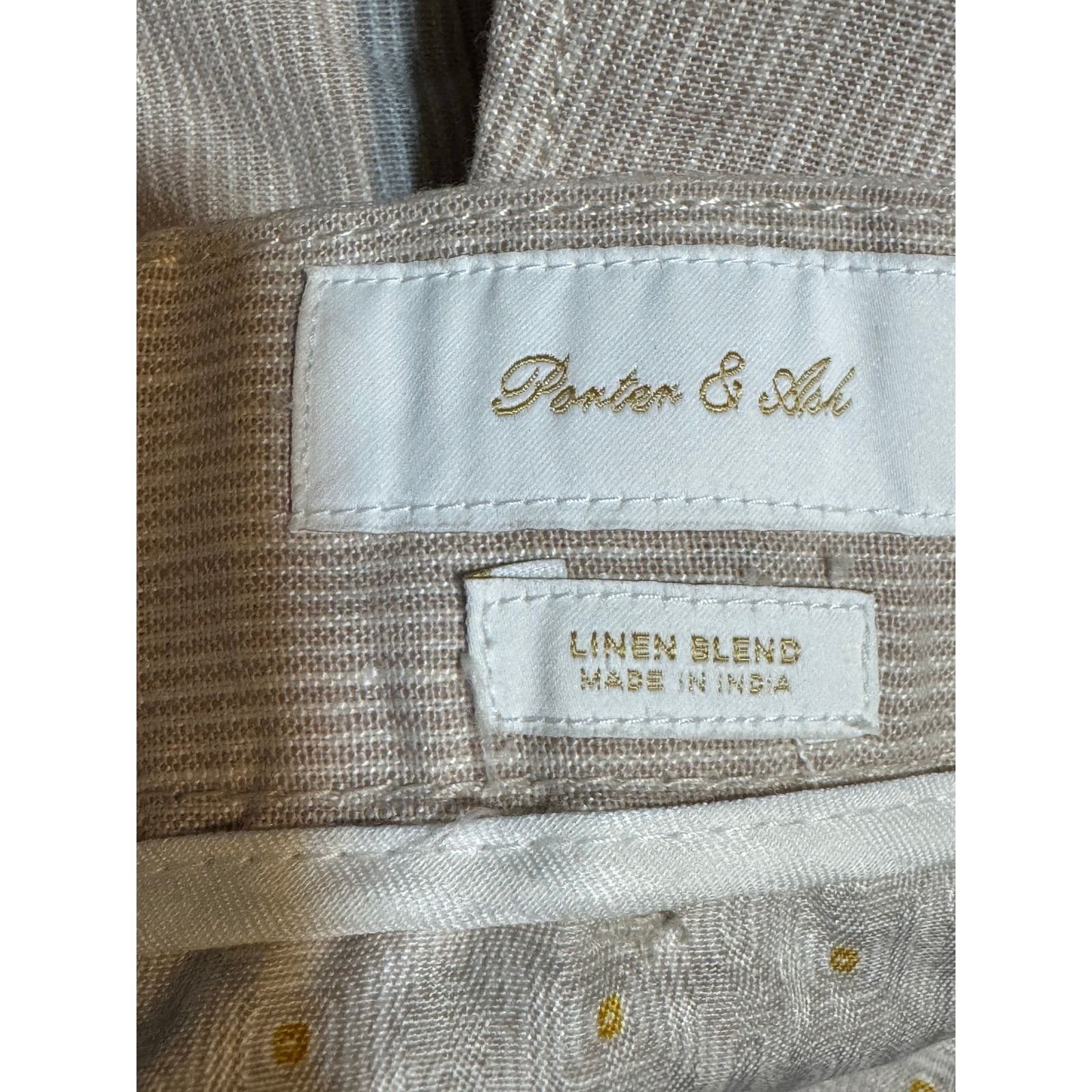 Other Porter & Ash Men’s Linen Blend New Drawstring Shorts Large Size US 34 / EU 50 - 8 Thumbnail
