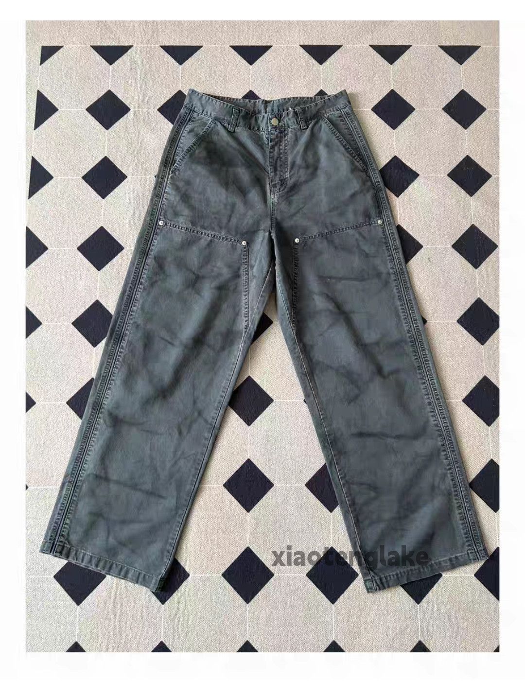 Vintage xz vintage loose baggy wide Leg carpenter pants Size US 30 / EU 46 - 4 Thumbnail