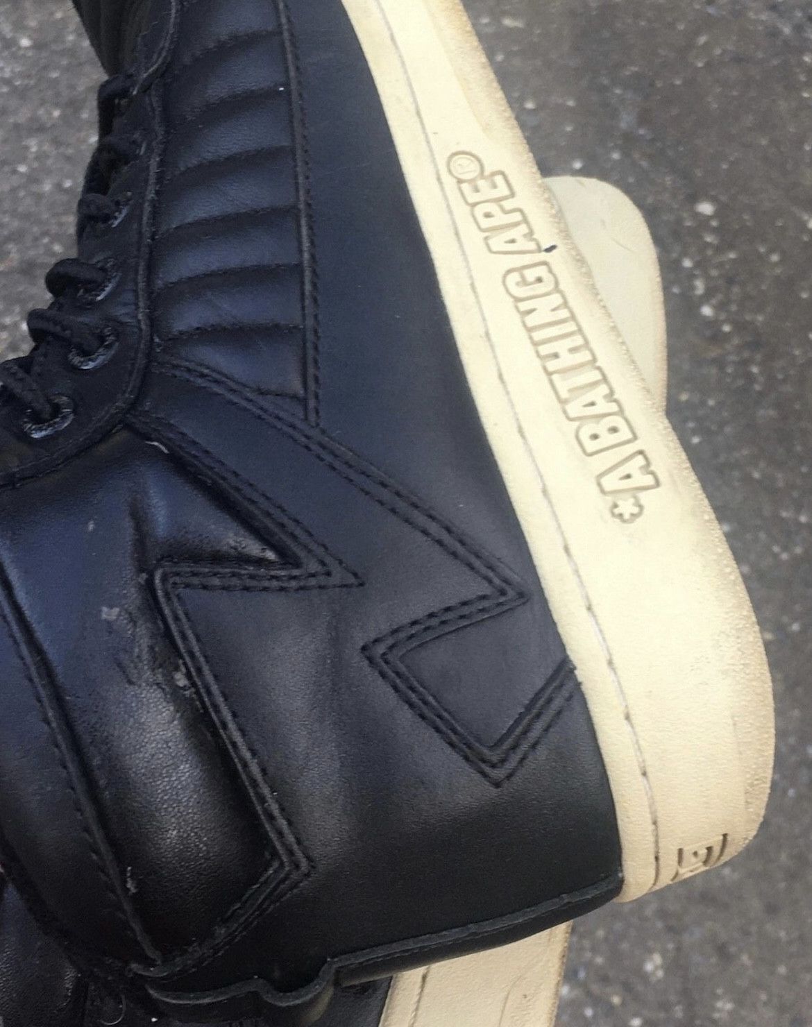 Bape Bape high top Bapestas Size US 5.5 / EU 38 - 9 Thumbnail