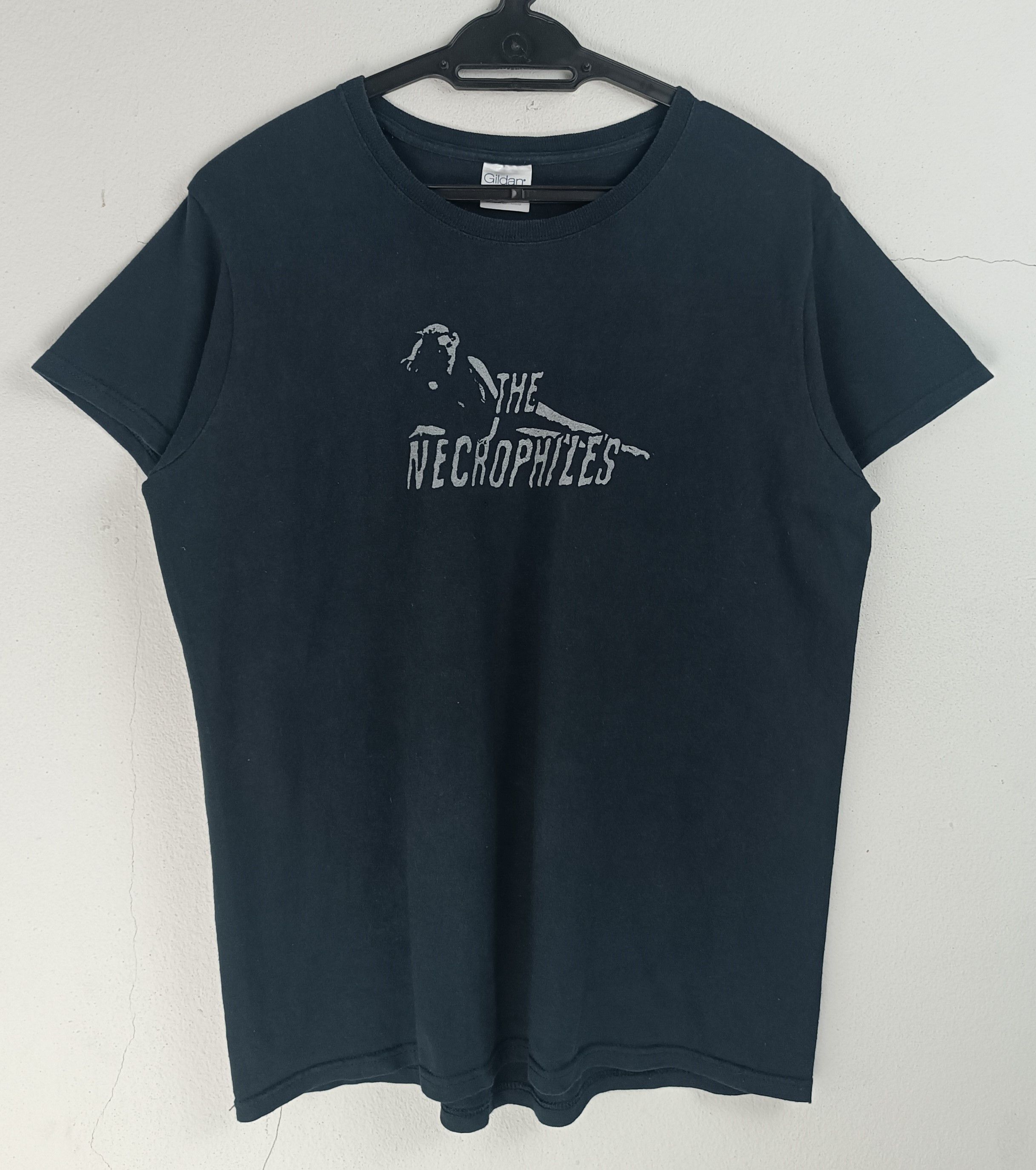 Band Tees VINTAGE Y2K THE NECROPHILES TEE metal gore horror dark Size US M / EU 48-50 / 2 - 3 Thumbnail