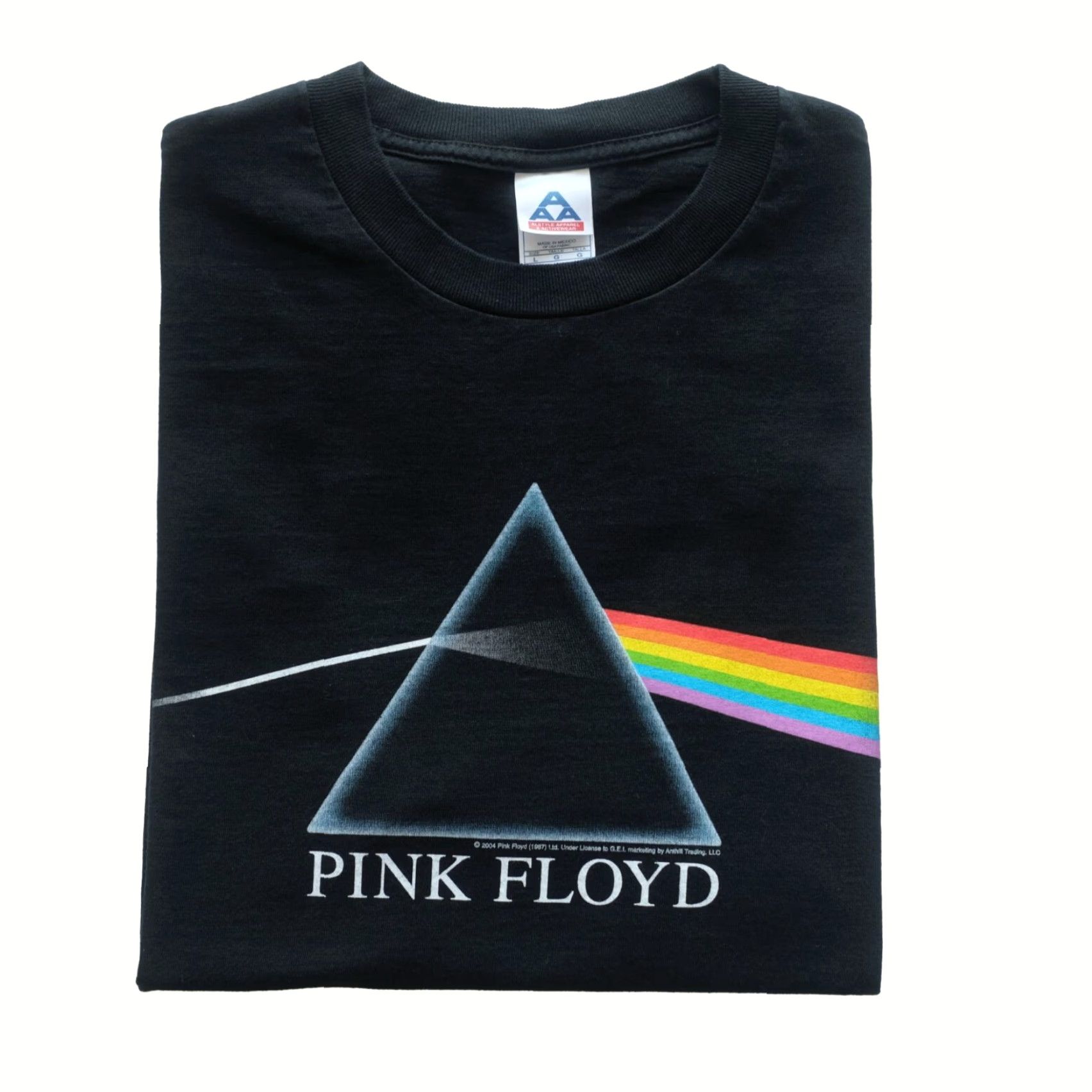 Vintage VINTAGE Alstyle PINK FLOYD DARK SIDE OF THE MOON VTG Y2K 90s MEN BLACK T SHIRT SZ L 2004 Size US L / EU 52-54 / 3 - 2 Thumbnail