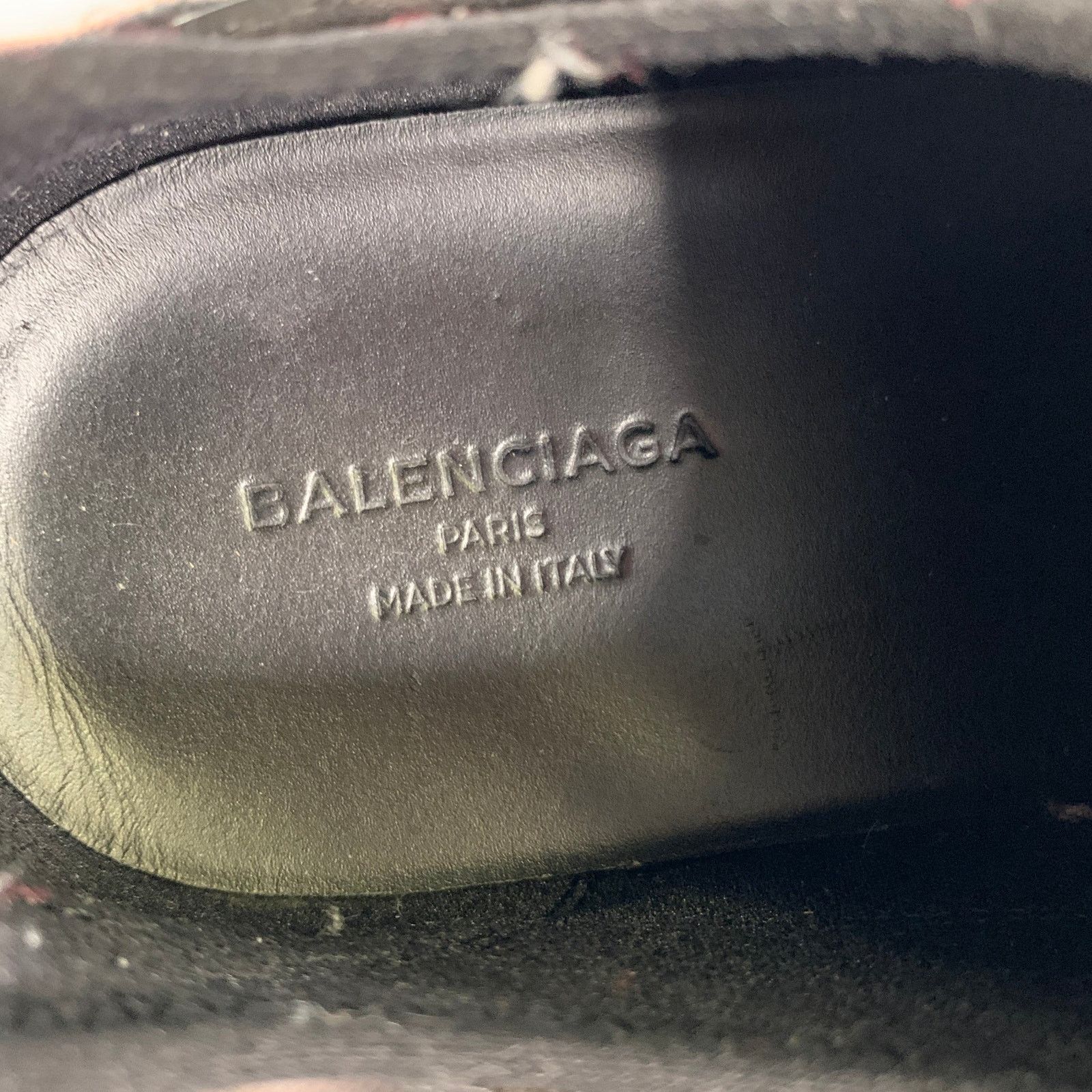 Balenciaga BALENCIAGA Size 9 Black Green Mixed Patterns Runner Sneakers Size US 9 / EU 42 - 9 Thumbnail