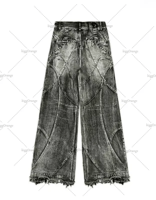 Japanese Brand × Jean × Vintage Jeans West Coast WorkWear Ripped Mopping Pants Size US 32 / EU 48 - 2 Thumbnail
