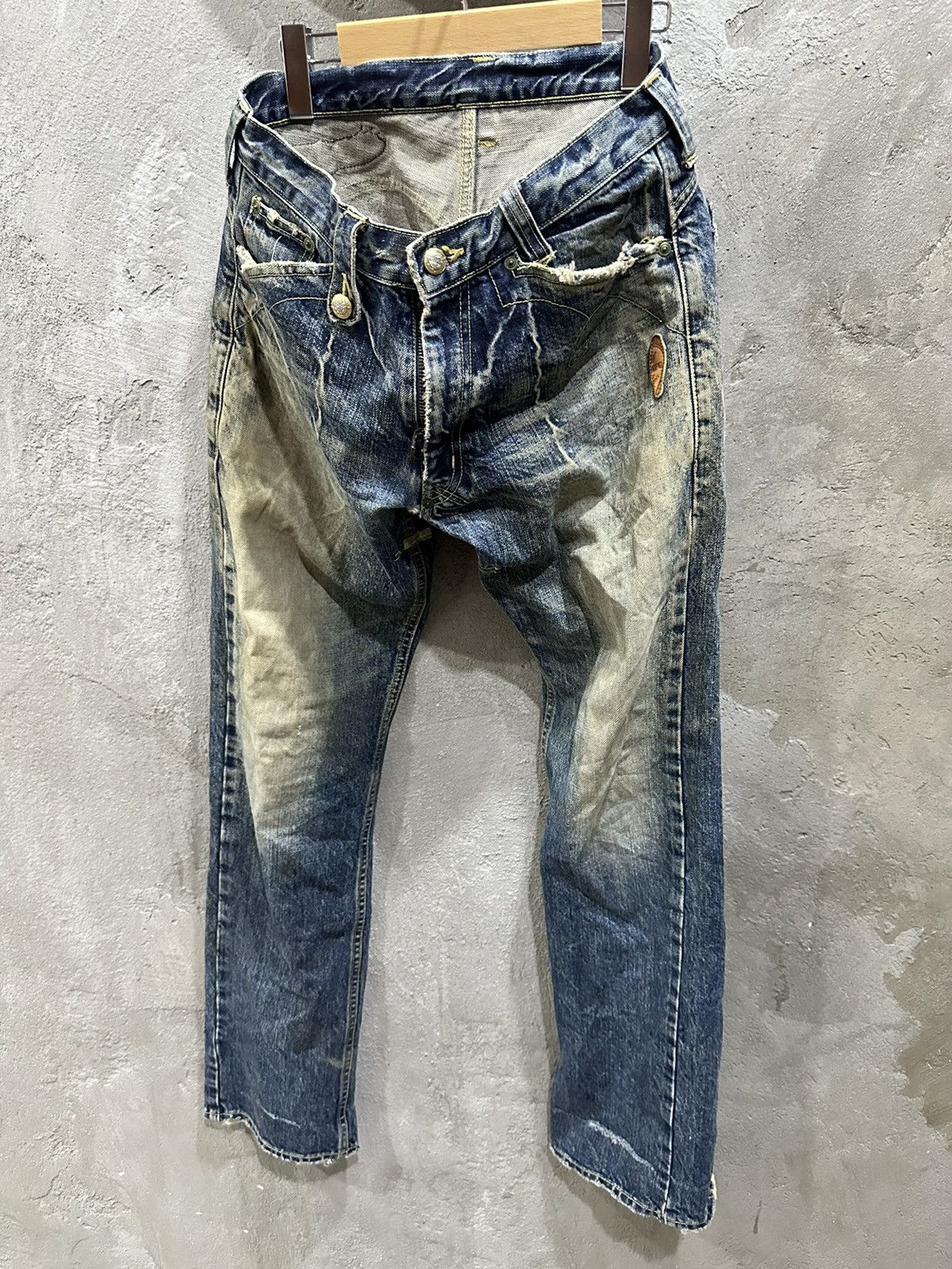 Marithe + Francois Girbaud Marithe+ Francois Girbaud X Full Metal Jacket Denim Pants Size US 30 / EU 46 - 14 Thumbnail