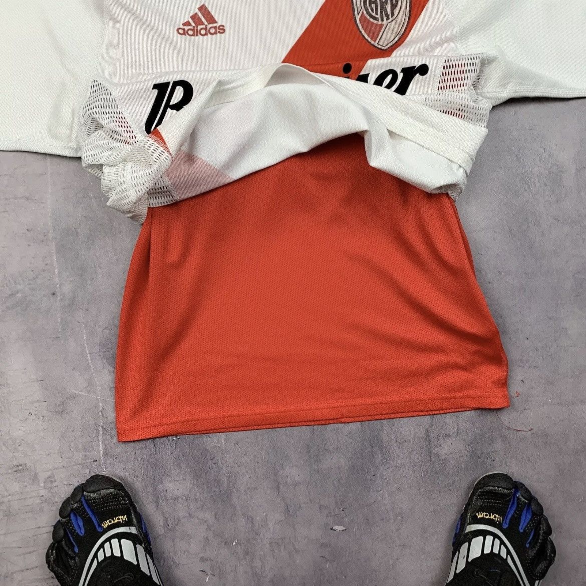 Adidas Rare! River Plate Vintage Adidas Double Layer Argentina 2003 Size US M / EU 48-50 / 2 - 9 Thumbnail