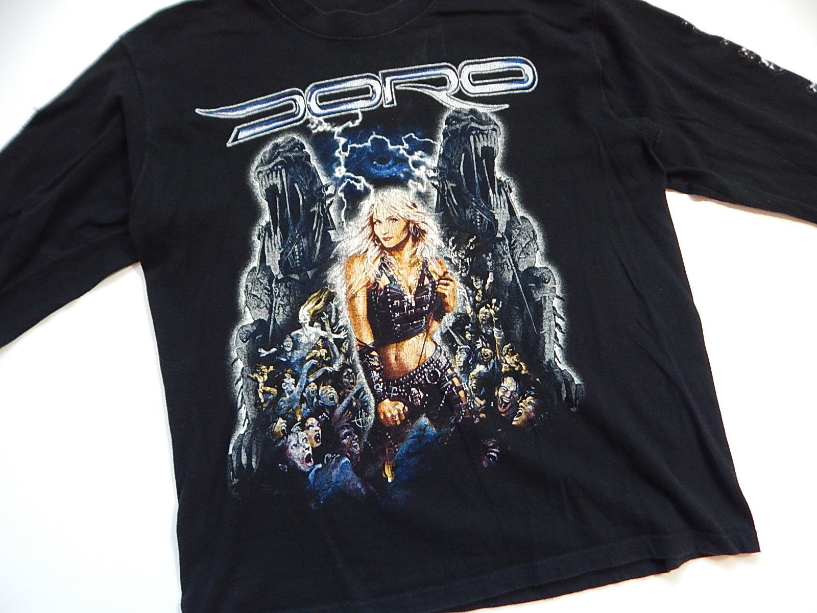 Band Tees × Vintage vintage 00s y2k doro heavy metal rock band tour tee Size US L / EU 52-54 / 3 - 2 Thumbnail