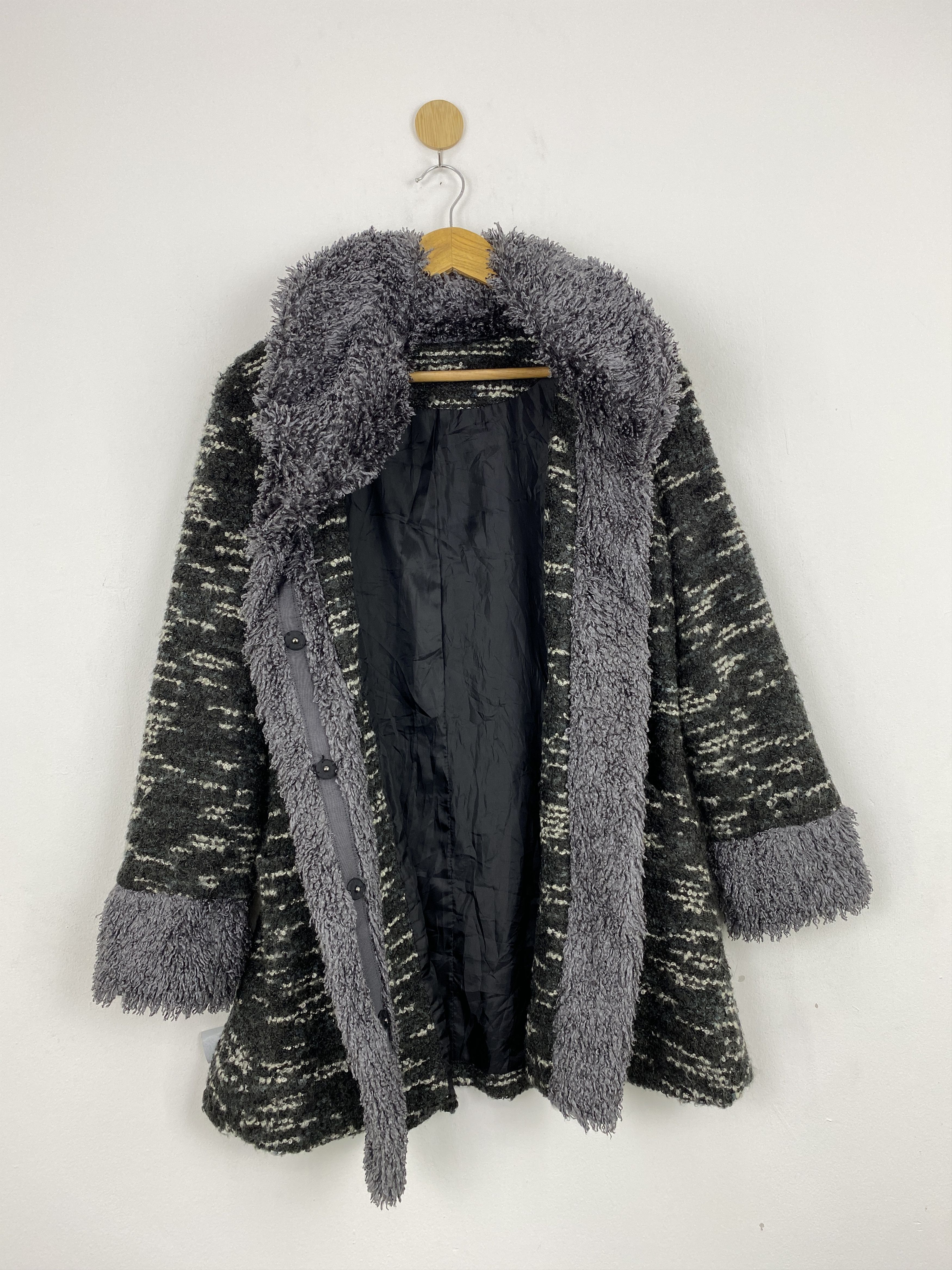 If Six Was Nine × Japanese Brand Vintage Japanese Brand Sherpa Knit Wool Jacket MJ0069Z Size US M / EU 48-50 / 2 - 9 Thumbnail