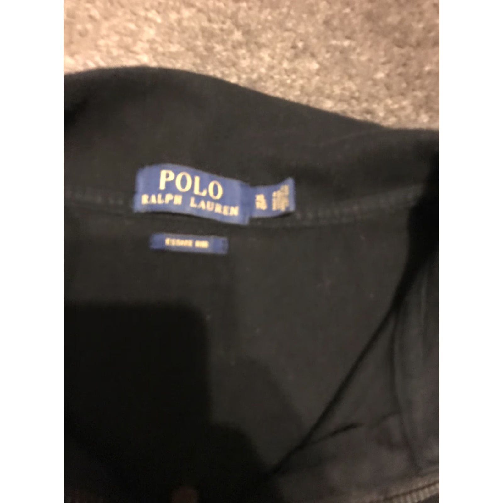 Polo Ralph Lauren Polo Ralph Lauren Estate Rib 1/4 Zip Pullover Black Mens XL Knit Sweatshirt Mock Neck Logo Zipper Size US XL / EU 56 / 4 - 3 Thumbnail
