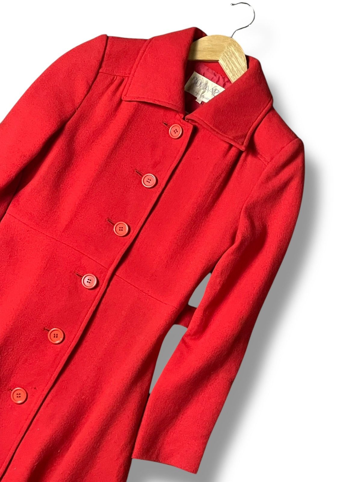 Designer × Japanese Brand × Vintage Bonaaru Japanese Brand Flare Long Wool Coat (56) Size XXS / US 00 / IT 34 - 2 Thumbnail