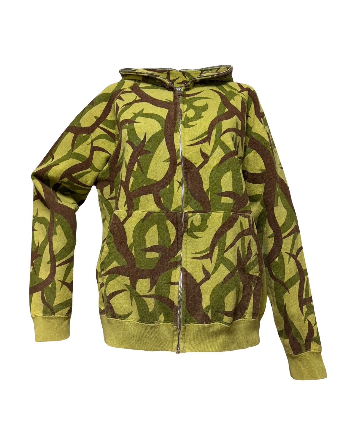 Bape A BATHING APE Vintage Tribal Camo Full-Zip Hoodie Size US M / EU 48-50 / 2 - 1 Thumbnail
