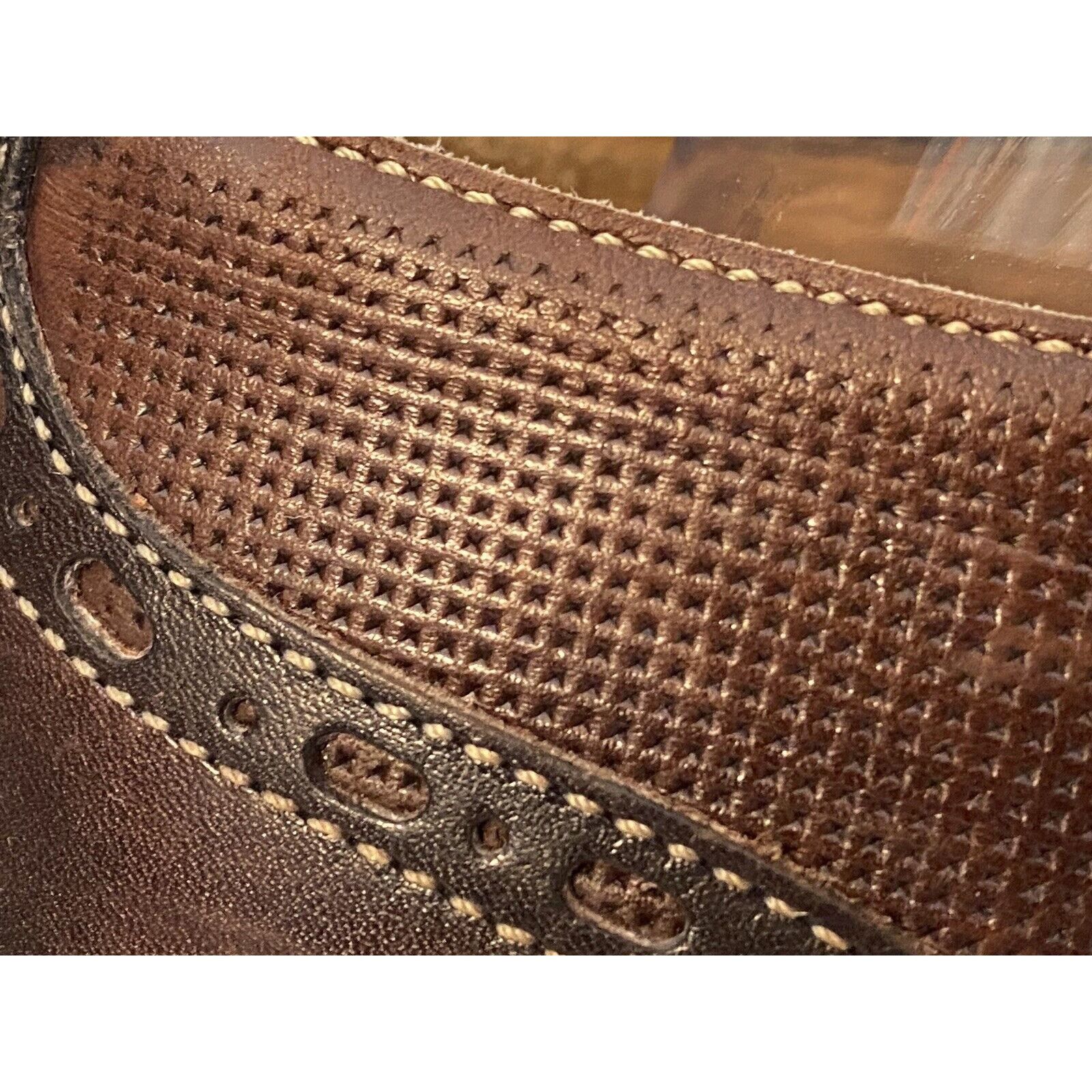 Vintage Calzoleria Harris Italy Barney's NY Handmade Oxford Wing Tip Size US 10.5 / EU 43-44 - 7 Thumbnail