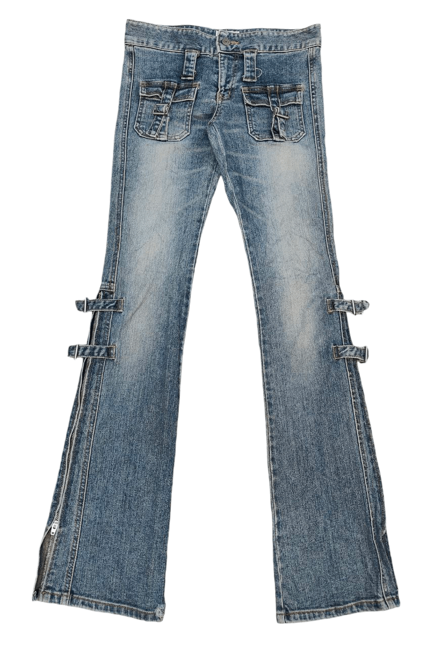 Japanese Brand Forever Love Flare Denim Size 29" - 2 Thumbnail