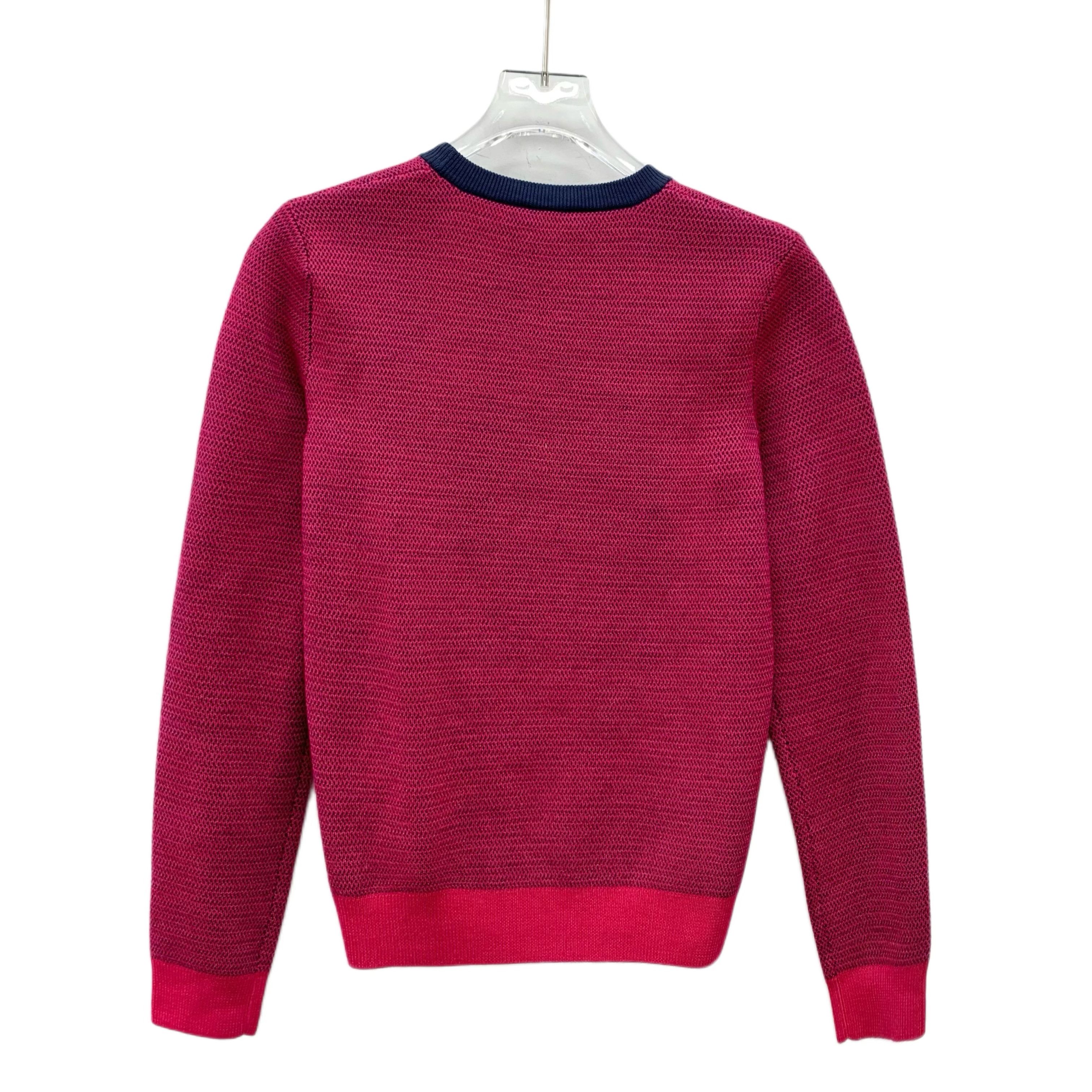 Kenzo Kenzo Eye Logo Wool Knit Sweater Pink (S) Size US S / EU 44-46 / 1 - 2 Thumbnail