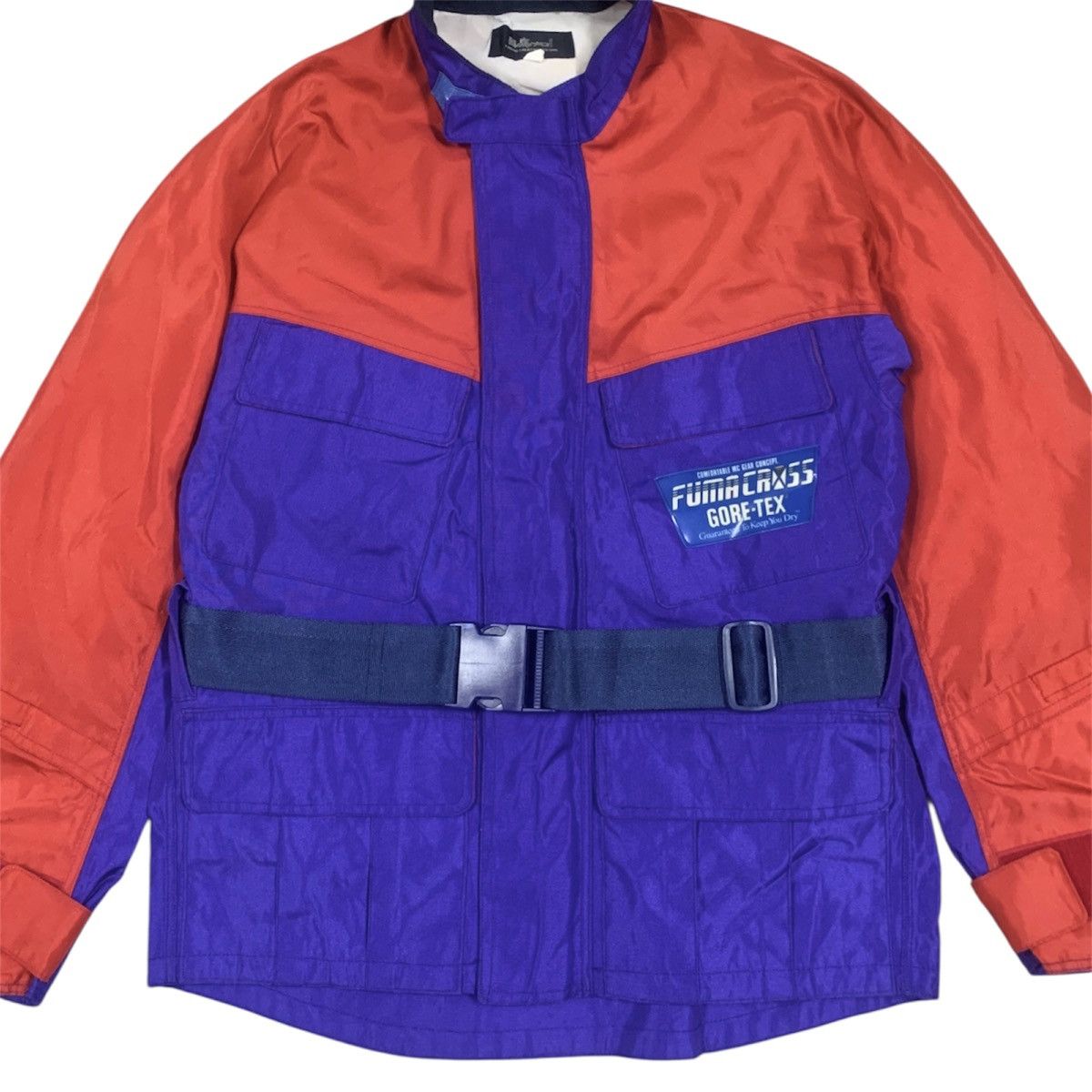 Japanese Brand Vtg Fuma Cross Goretex Motocross Belted Jacket Size US M / EU 48-50 / 2 - 3 Thumbnail