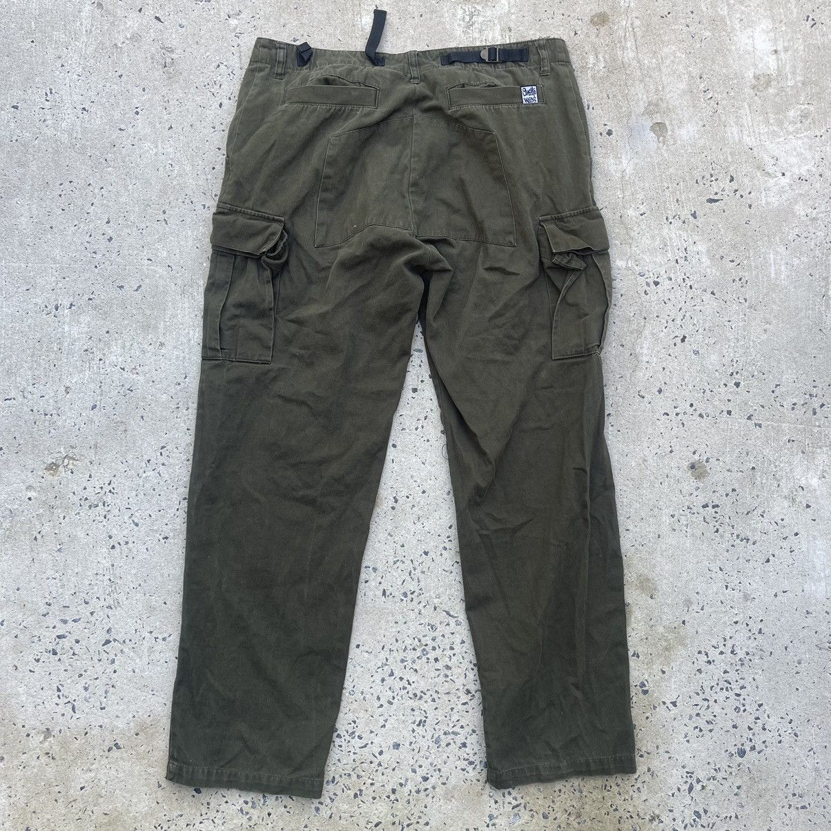 Vintage Vintage GHETTOWEAR Skate Brand Button Fly Cargo Pants Size US 34 / EU 50 - 5 Thumbnail