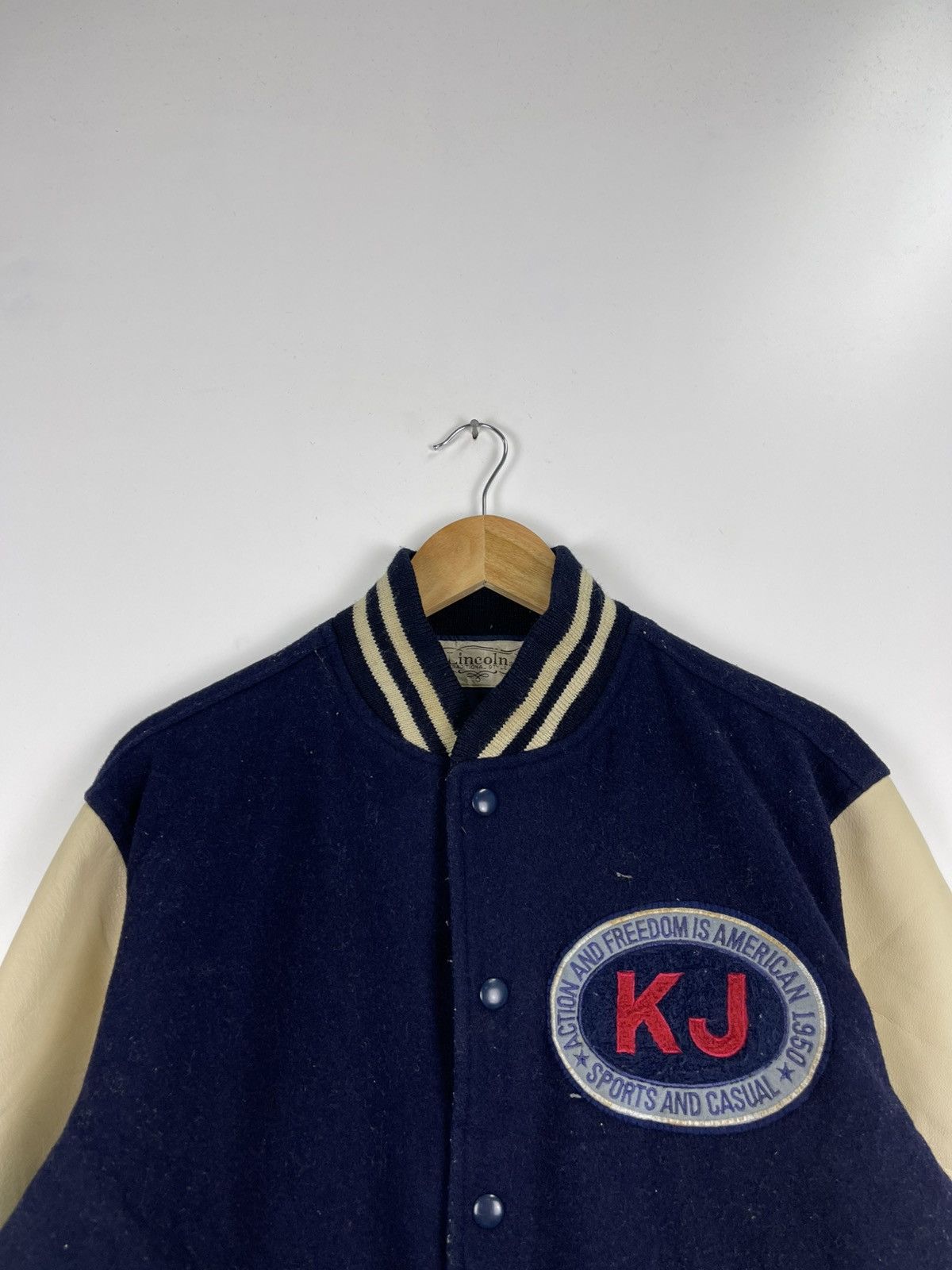 Vintage Vintage Lincoln Varsity Jacket Size US M / EU 48-50 / 2 - 6 Thumbnail