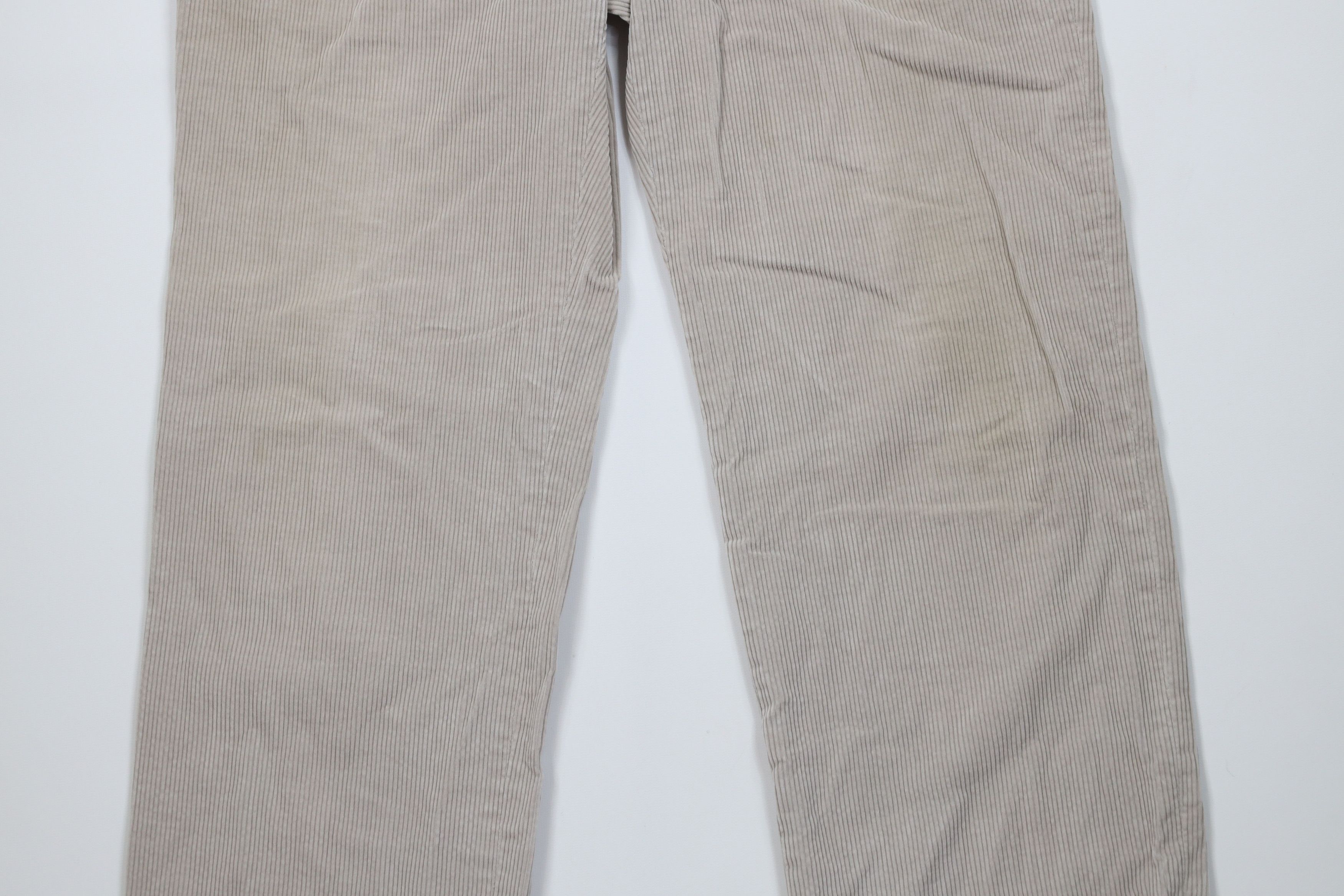 Vintage Vintage 70s Streetwear Wide Leg Corduroy Chino Pants Gray Size US 32 / EU 48 - 3 Thumbnail