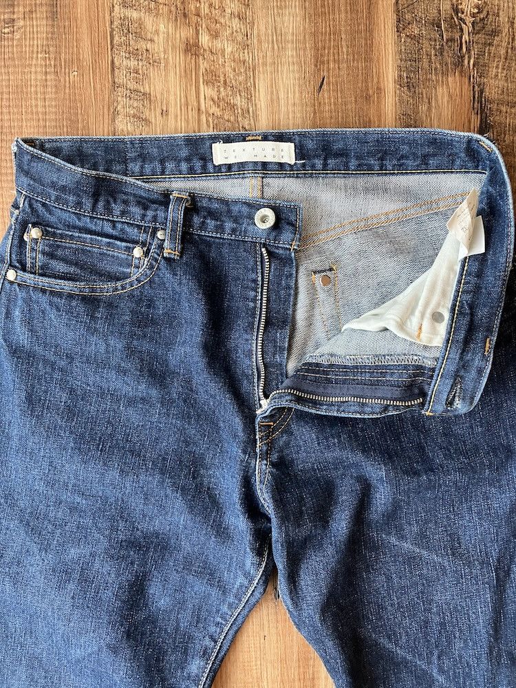Japan Blue TEXTURE WE MADE by Japan Blue W31 x L34 Tapered Selvedge Size US 31 - 5 Thumbnail