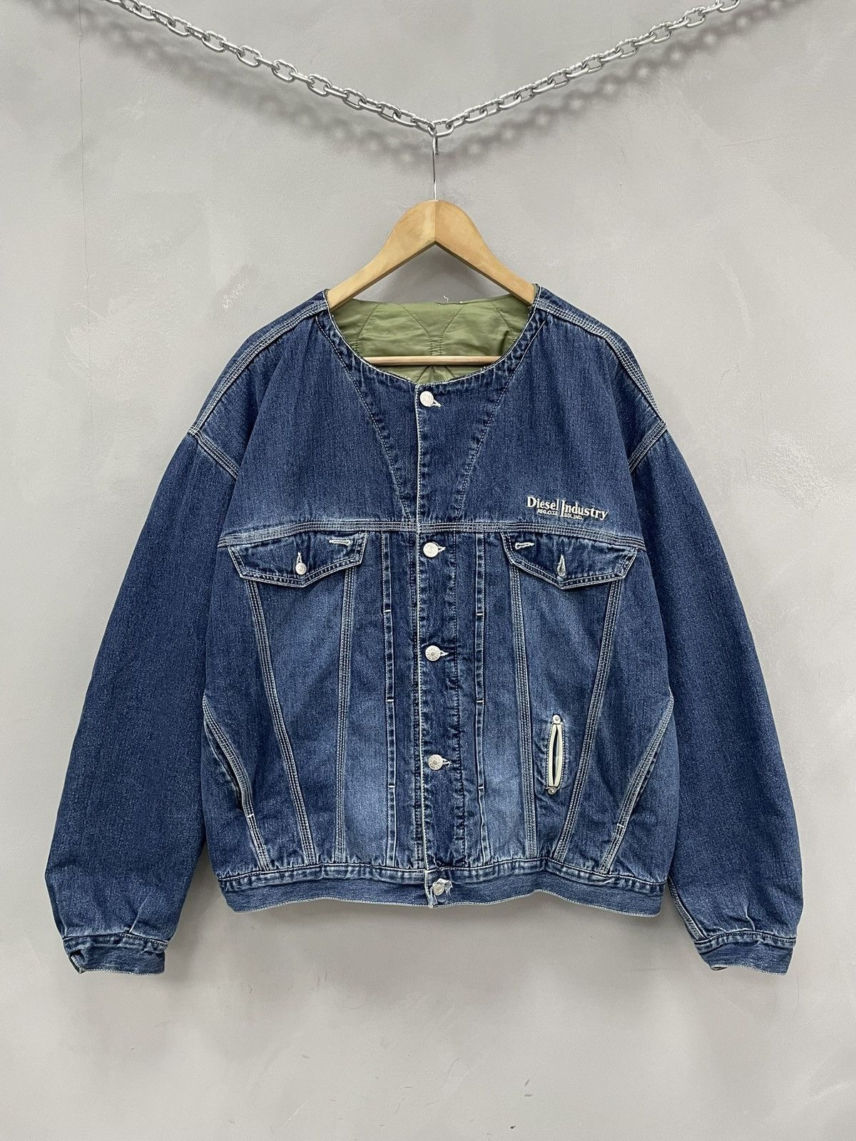 Diesel trucker denim jacket retro hype rare y2k