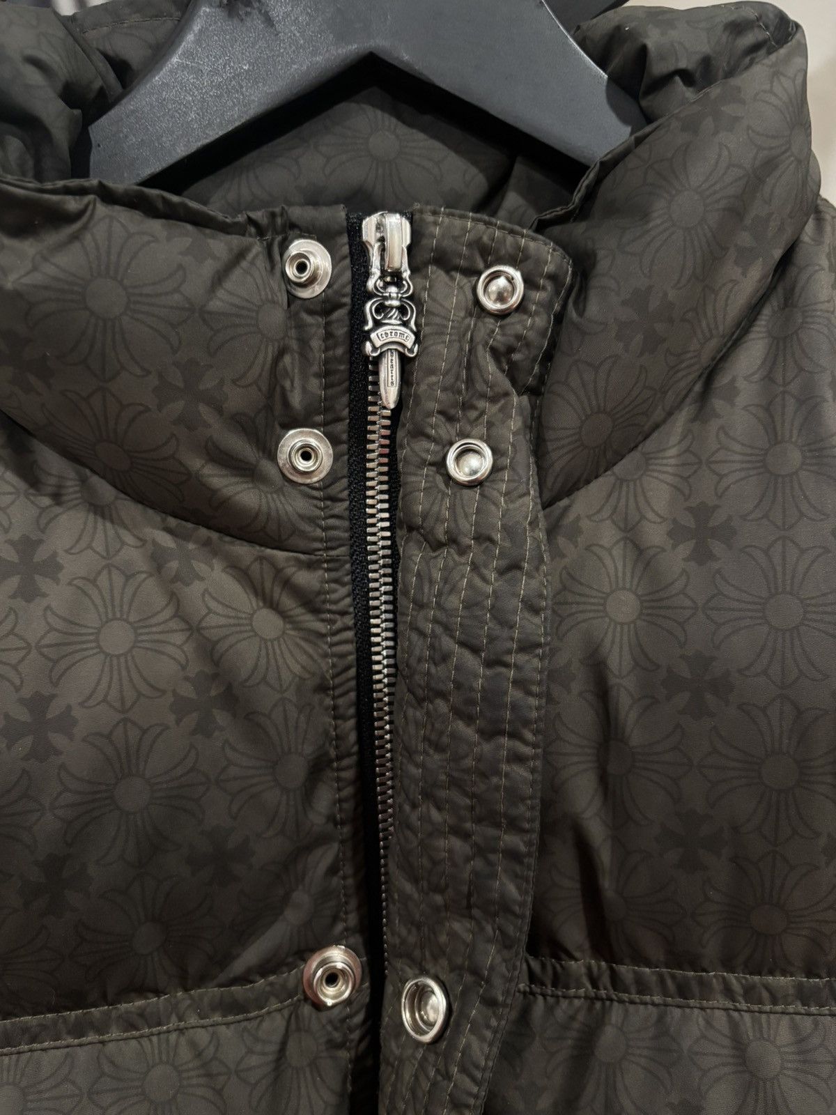 Chrome Hearts Chrome Hearts Army Green Motif Puffer Vest Size US S / EU 44-46 / 1 - 8 Thumbnail