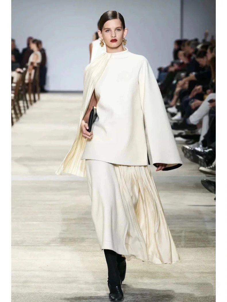Jil Sander Jil Sander Wool and silk skirt Size 42" / US 20 - 1 Thumbnail