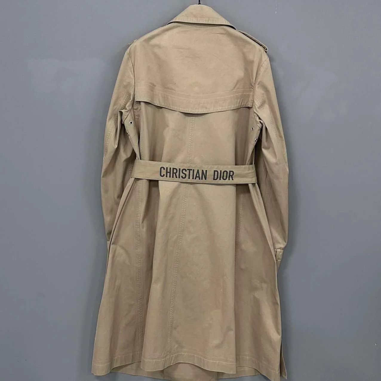 Dior Dior Khaki Bee Embroidered Belt Logo Coat Size XS / US 0-2 / IT 36-38 - 3 Thumbnail