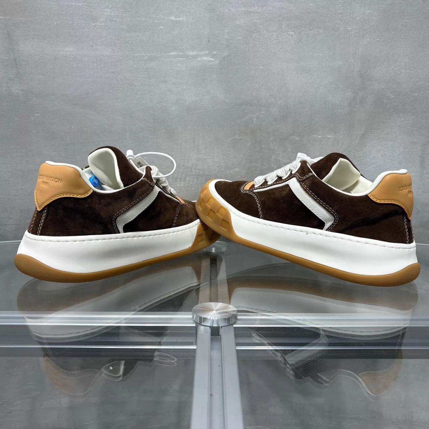Louis Vuitton LV Tilted Biscuit Shoes Brown UK5.5 (39.5) Size US 6.5 / EU 39-40 - 5 Thumbnail