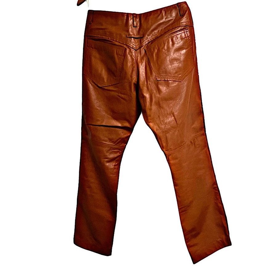Jean Paul Gaultier Authentic Jean Paul Gaultier Leather Pants Size US 30 / EU 46 - 2 Thumbnail