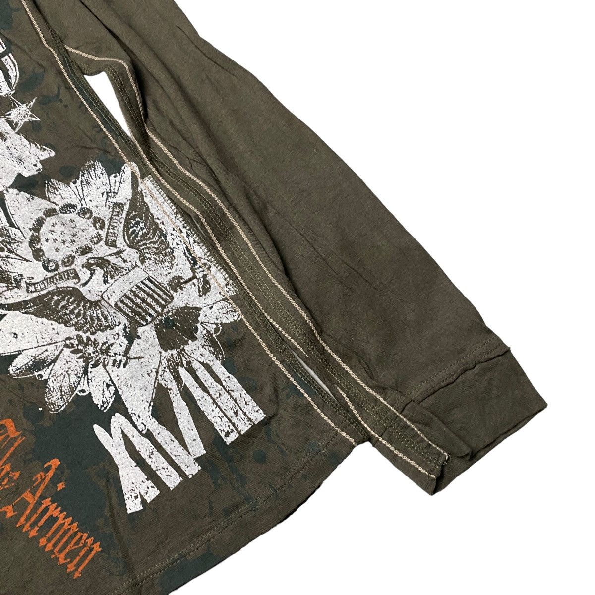 If Six Was Nine 2000's Rattle Trap Tribal Tattoo Cross Poem Longsleeve Size US M / EU 48-50 / 2 - 7 Thumbnail