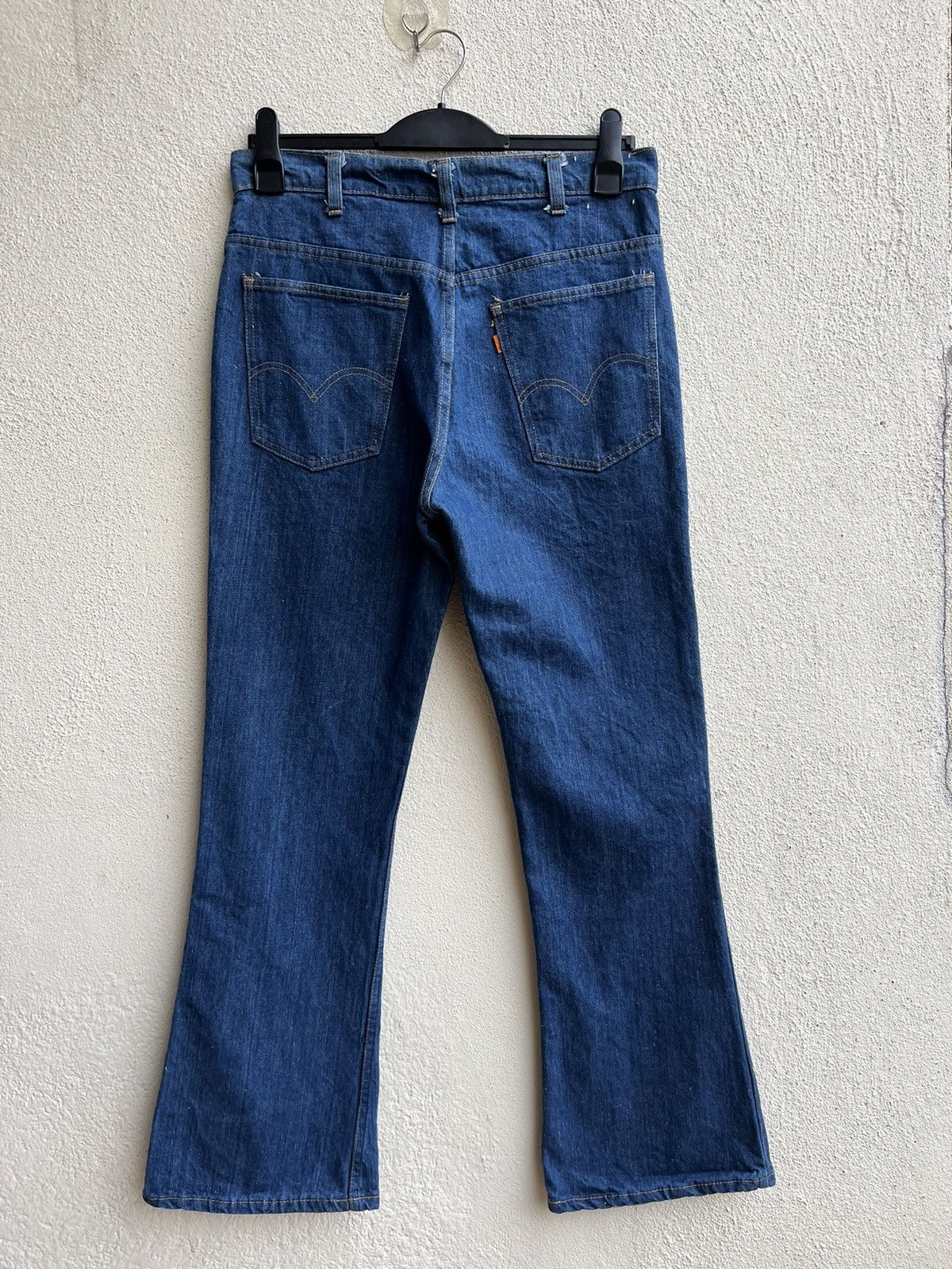 Levi's RARE! Vintage 70s Levi’s 646 Orange Tab Denim Bootcut Jeans Size US 33 - 21 Thumbnail