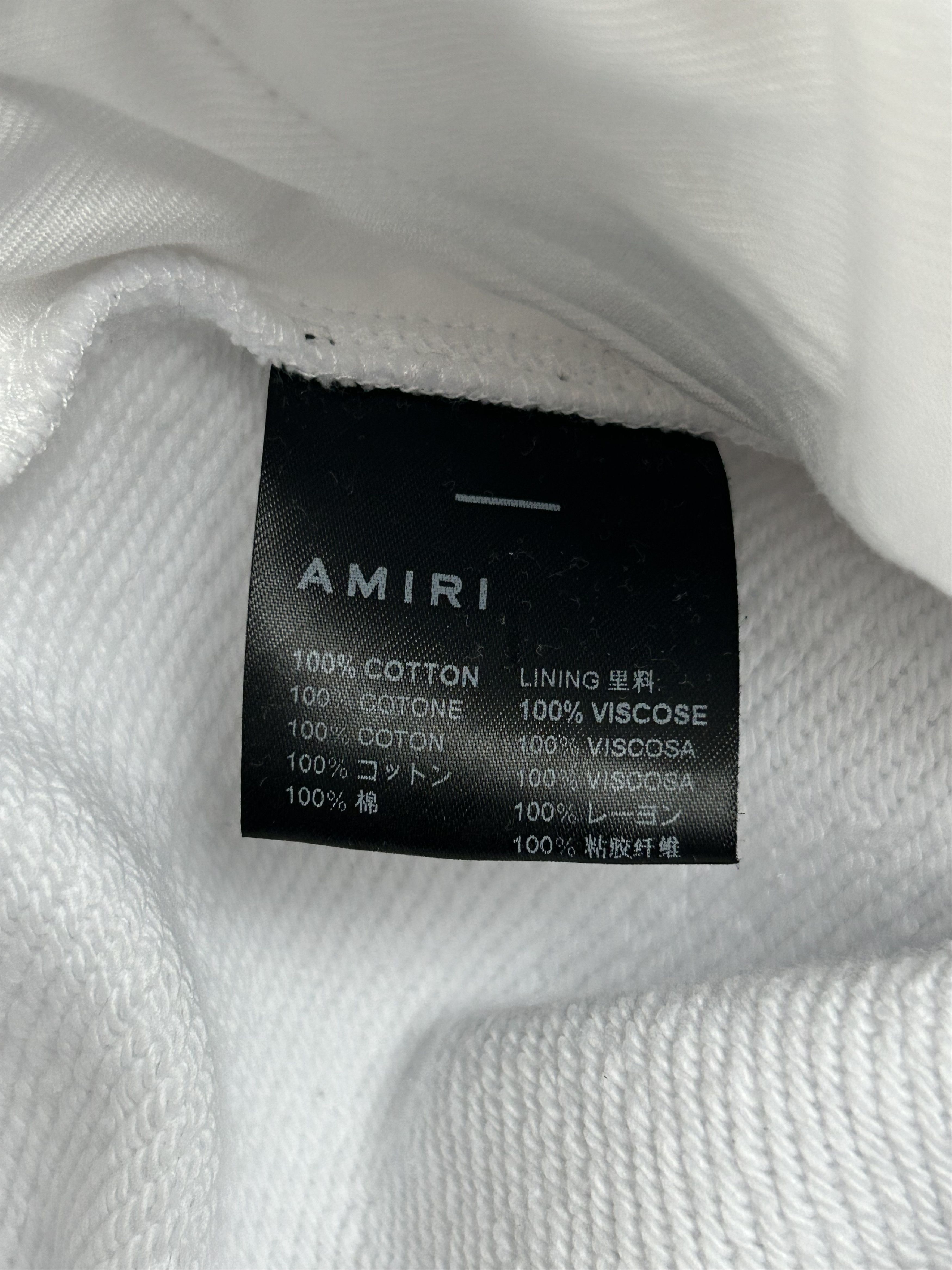 Amiri Amiri White Floral Logo Shorts Size US 32 / EU 48 - 4 Thumbnail