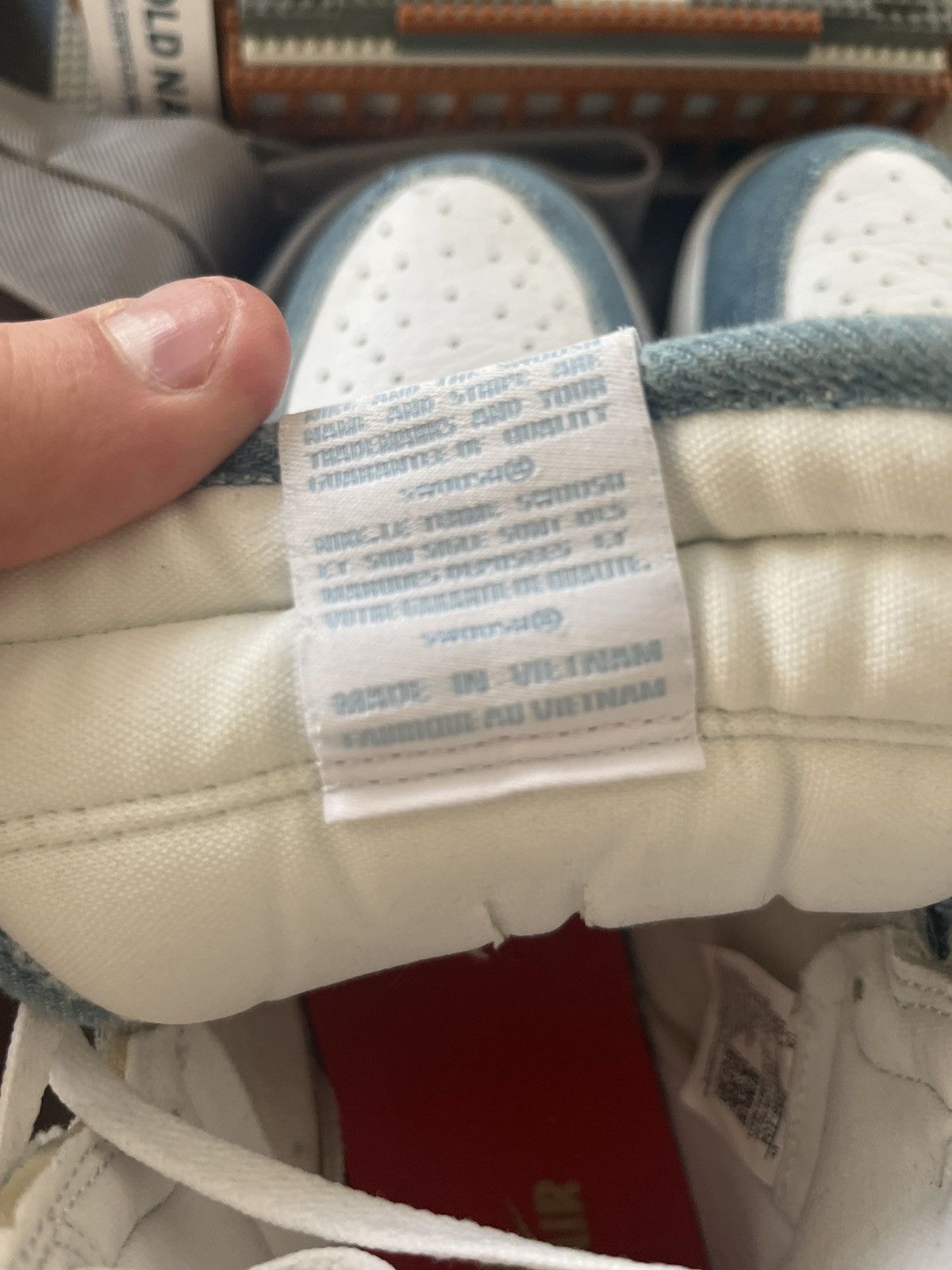Jordan Brand × Nike Air Jordan one denim Size US 9.5 / EU 42-43 - 3 Thumbnail