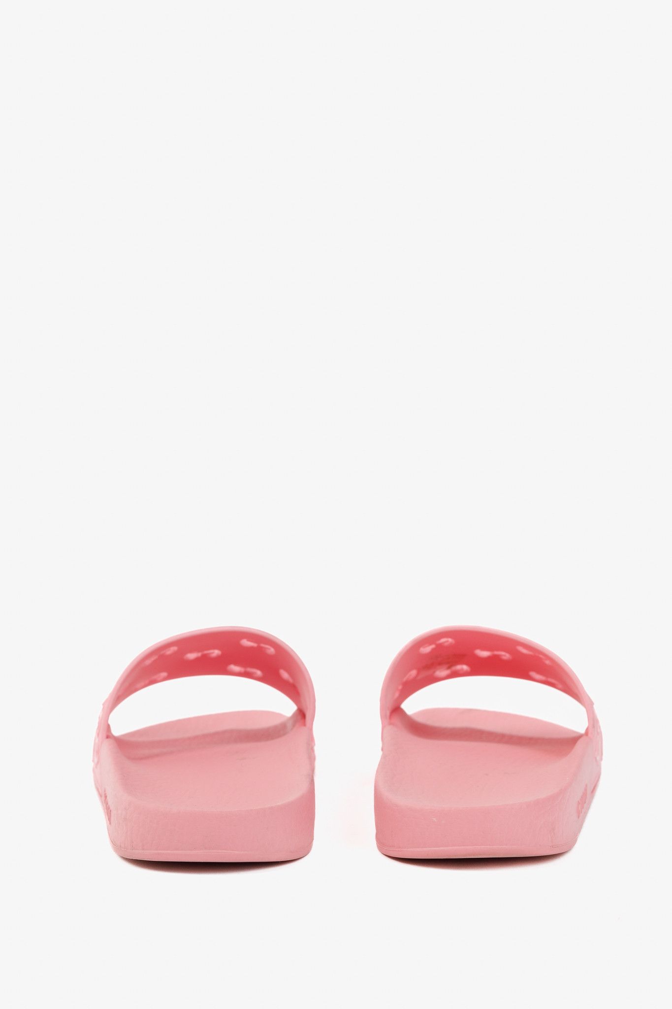 Gucci Gucci Pink Rubber GG Slide Sandals Size US 8.5 / IT 38.5 - 4 Thumbnail
