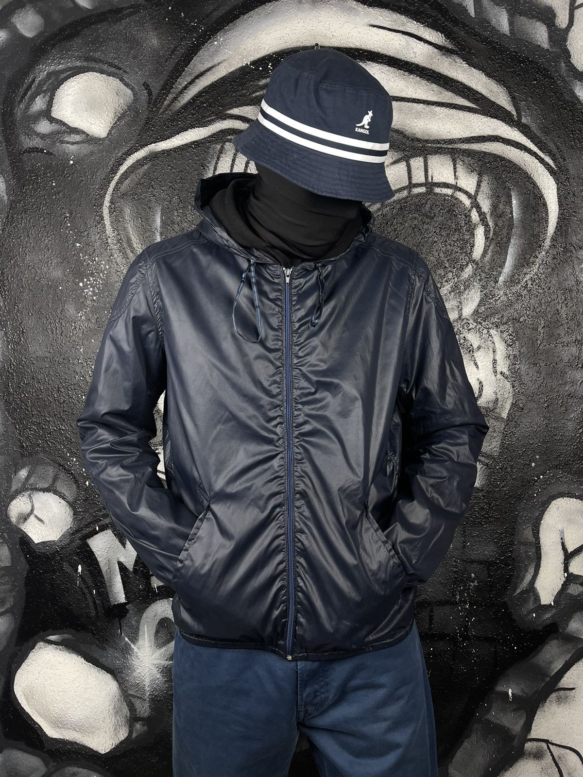 Diesel × Vintage Diesel Industry Lightweight Windbreaker Big Logo Jacket Size US L / EU 52-54 / 3 - 4 Thumbnail